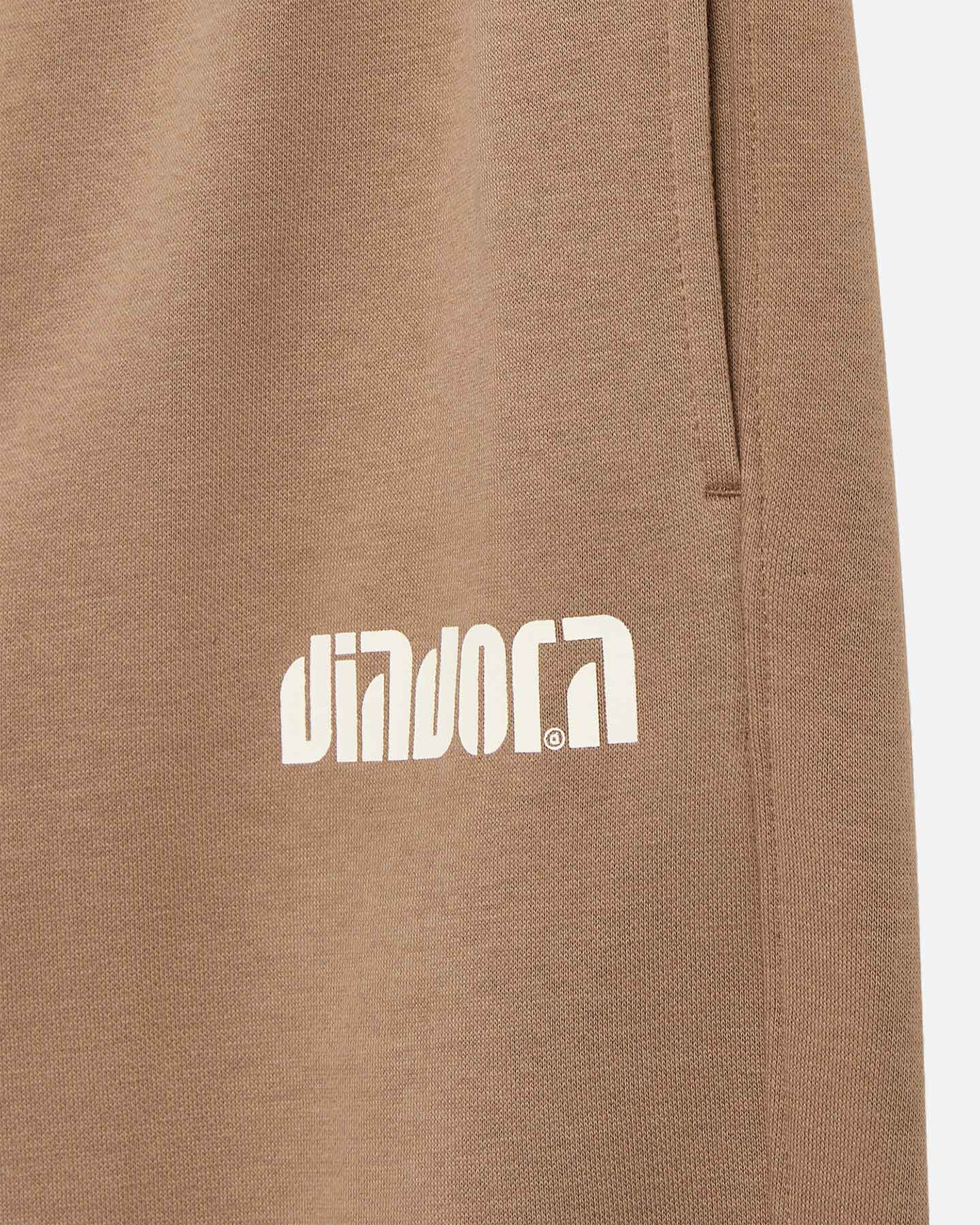 Pantalone DIADORA ATHLETIC LOGO W - Beige - 1 | Cisalfa Sport