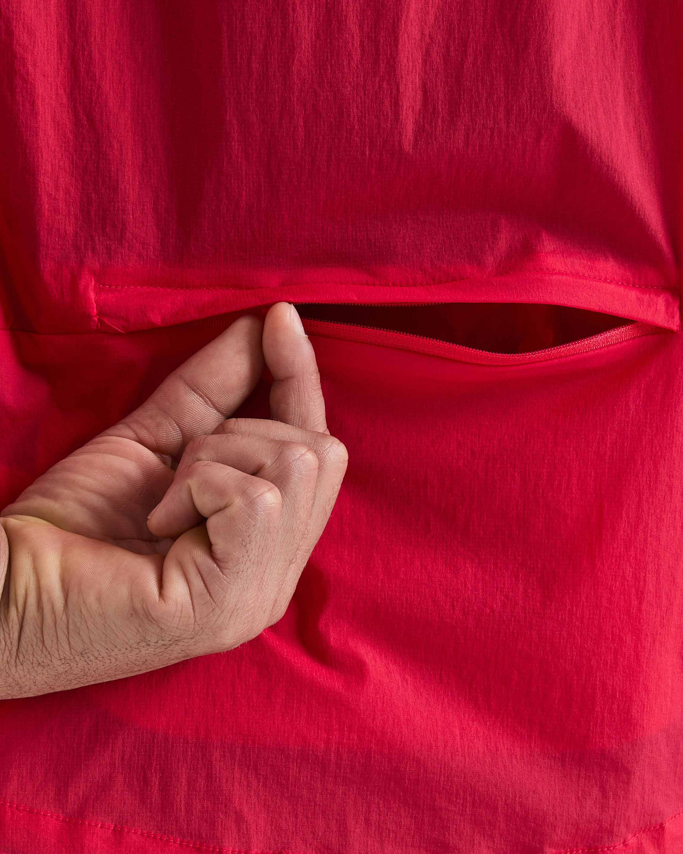 Giacca running DIADORA PACKABLE VEST M - Rosso - 5 | Cisalfa Sport