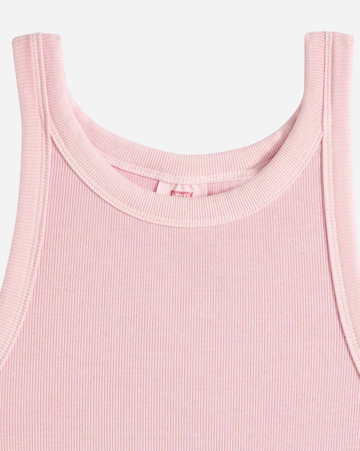 Canotta LEVI'S RACER TANK W - Rosa - 4 | Cisalfa Sport