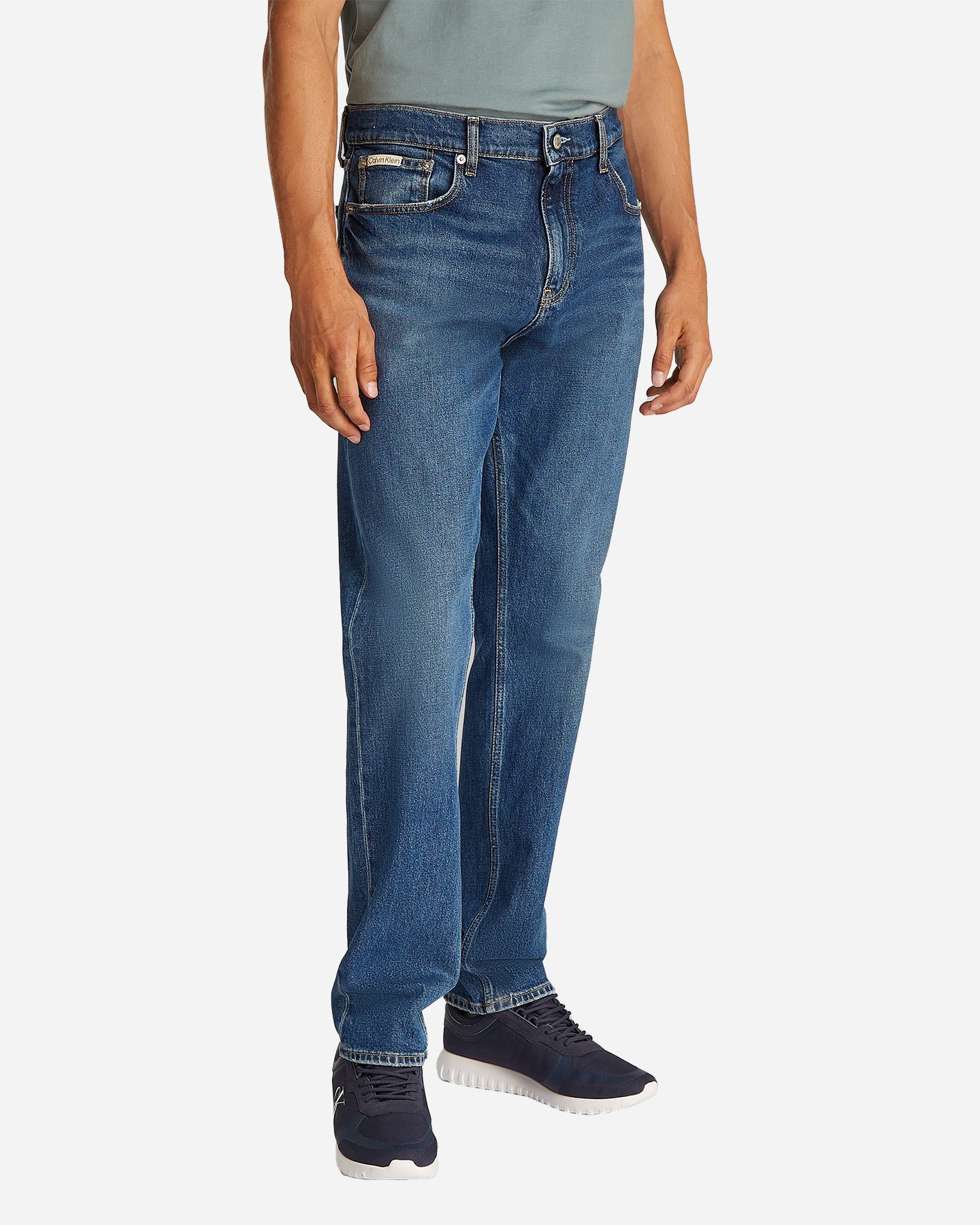 Jeans CALVIN KLEIN JEANS SLIM STRAIGHT M - Denim - 2 | Cisalfa Sport