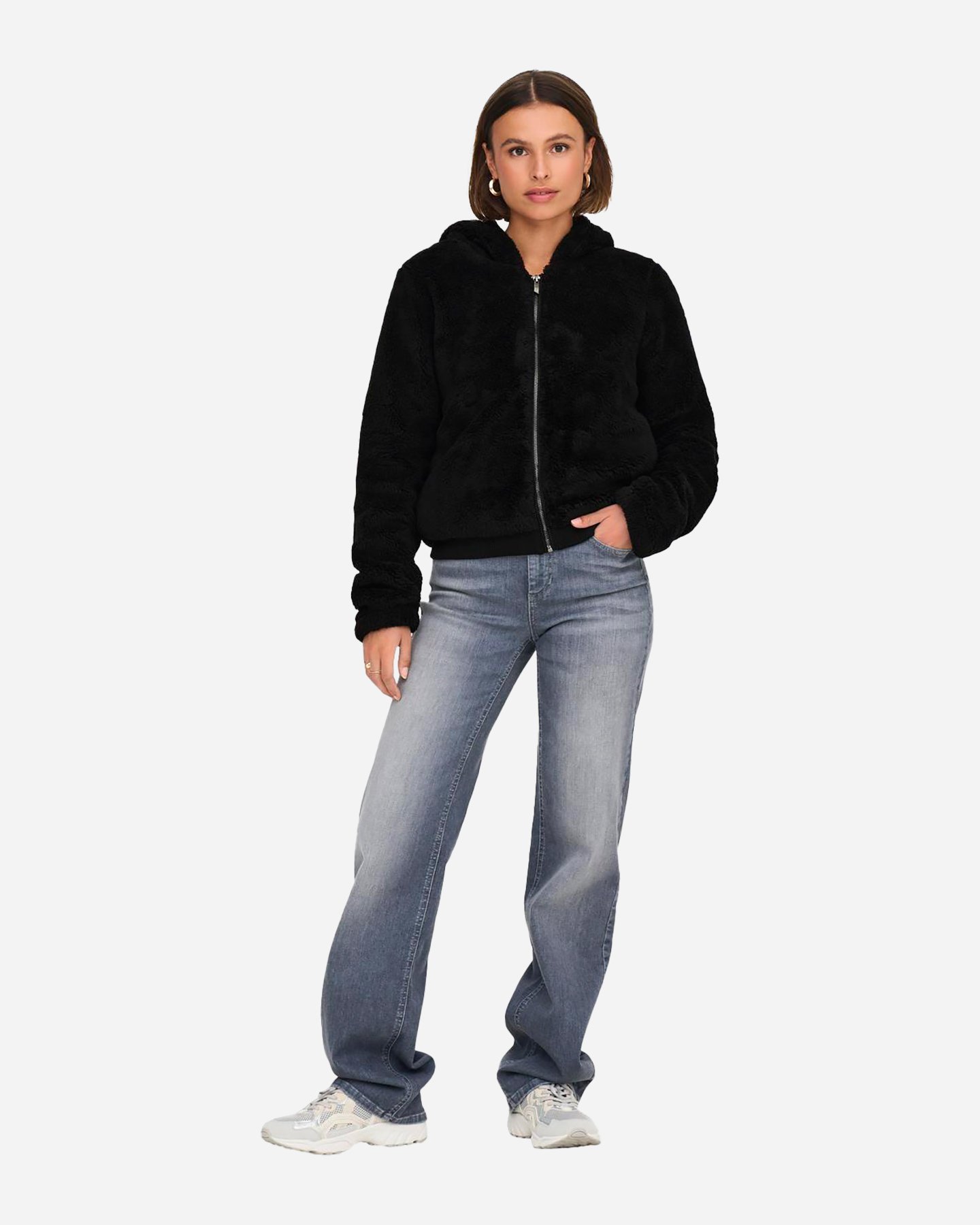 Felpa ONLY NEWANNA FURRY W - Nero - 3 | Cisalfa Sport