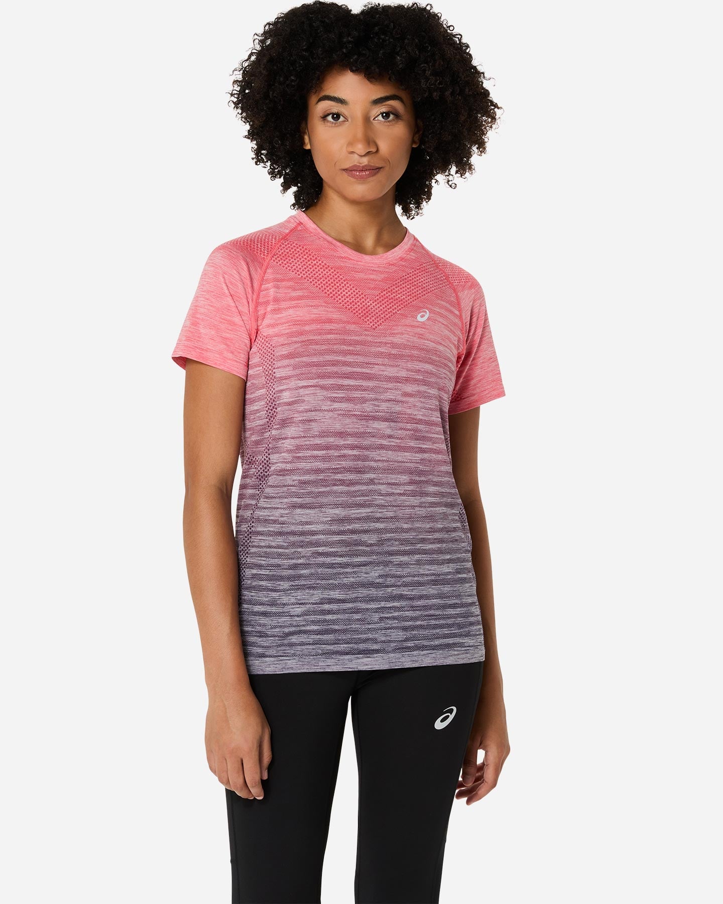 Asics Seamless W - T-shirt Running - Donna - Grigio
