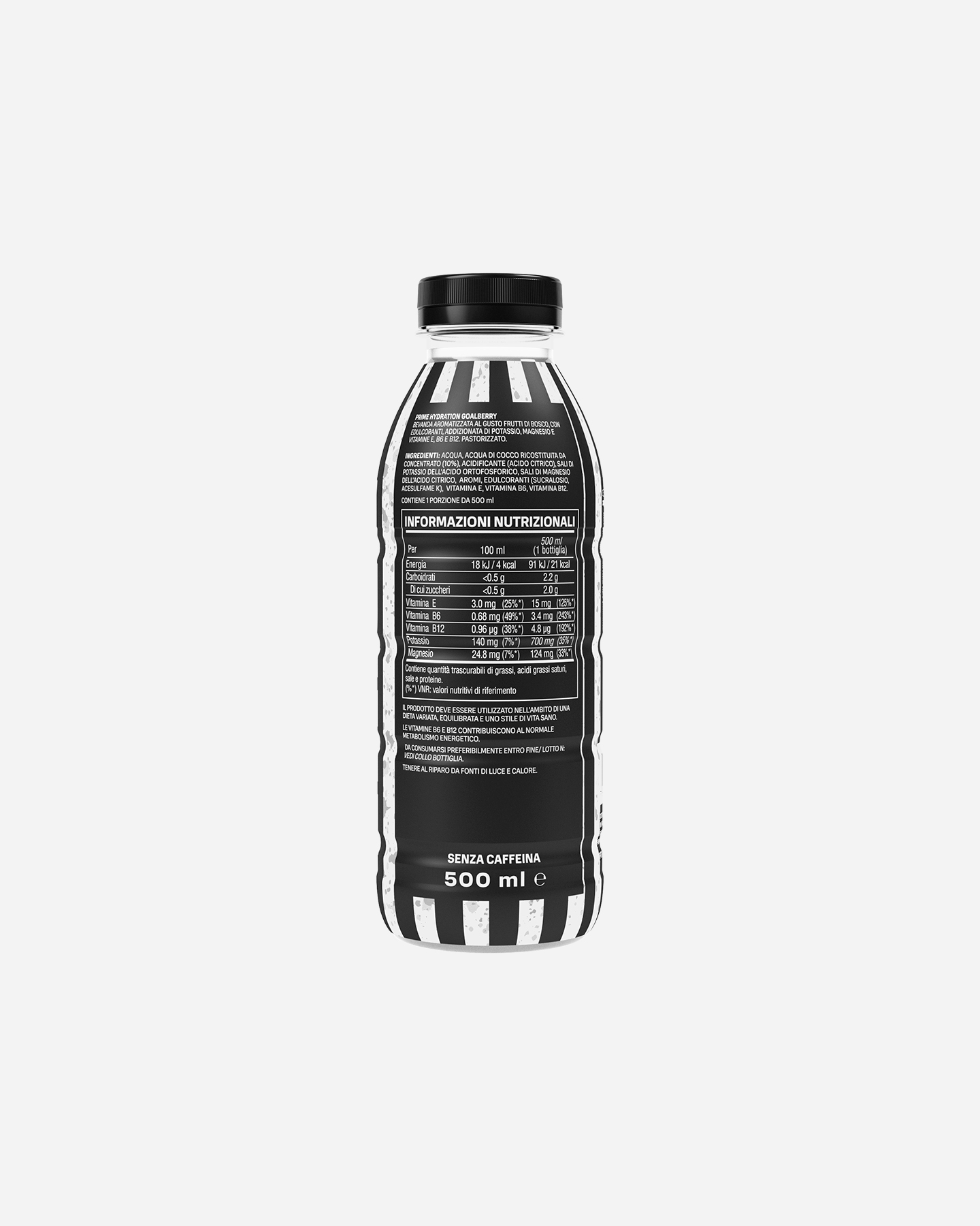 Energetico PRIME JUVENTUS 500ML  - Nero - 1 | Cisalfa Sport