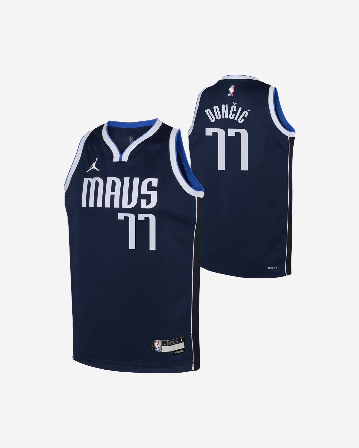 Canotta basket NIKE DALLAS MAVERICKS DONCIC JR - Blu - 2 | Cisalfa Sport