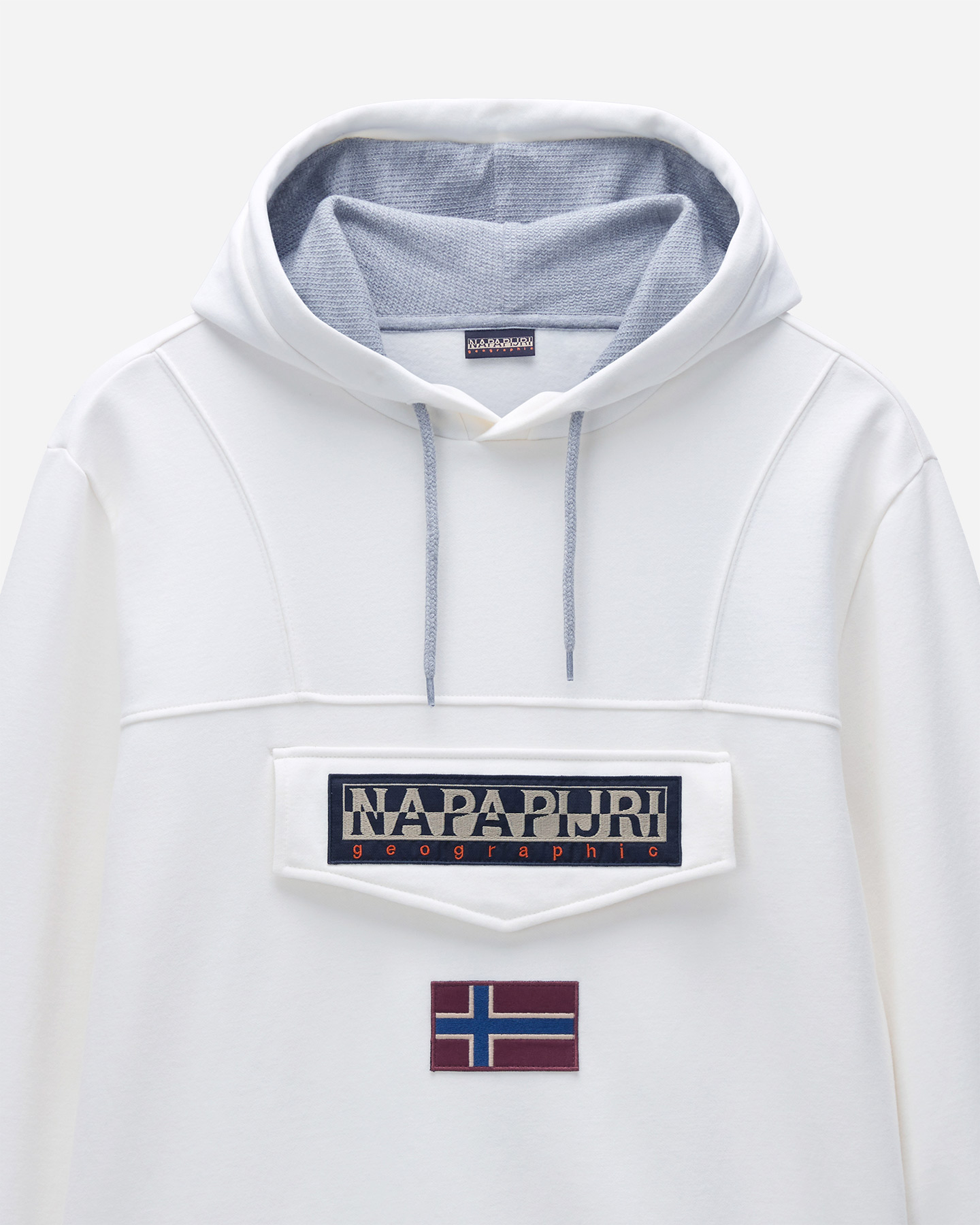 Felpa NAPAPIJRI BURGEE M - Bianco - 2 | Cisalfa Sport