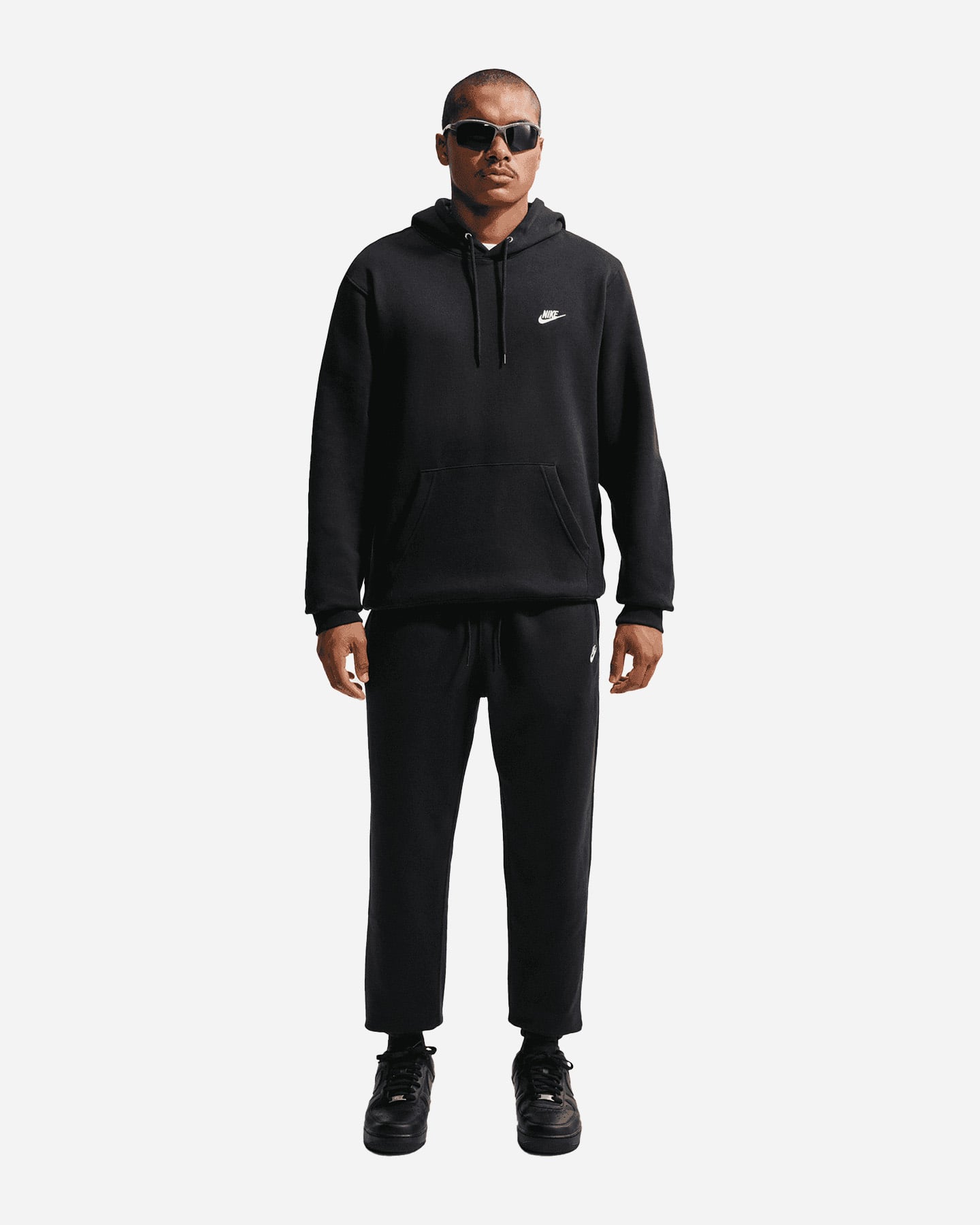 Felpa NIKE CLUB M - Nero - 1 | Cisalfa Sport