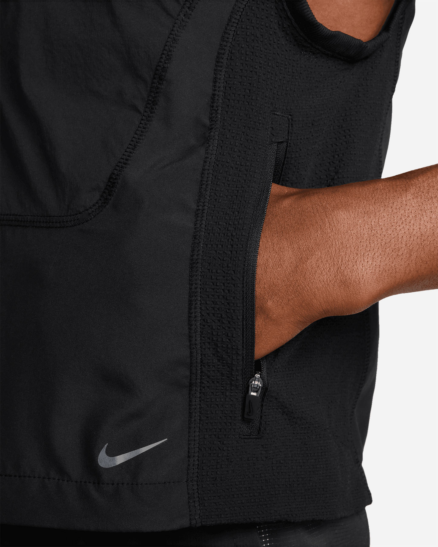 Giacca running NIKE RUN M - Nero - 2 | Cisalfa Sport