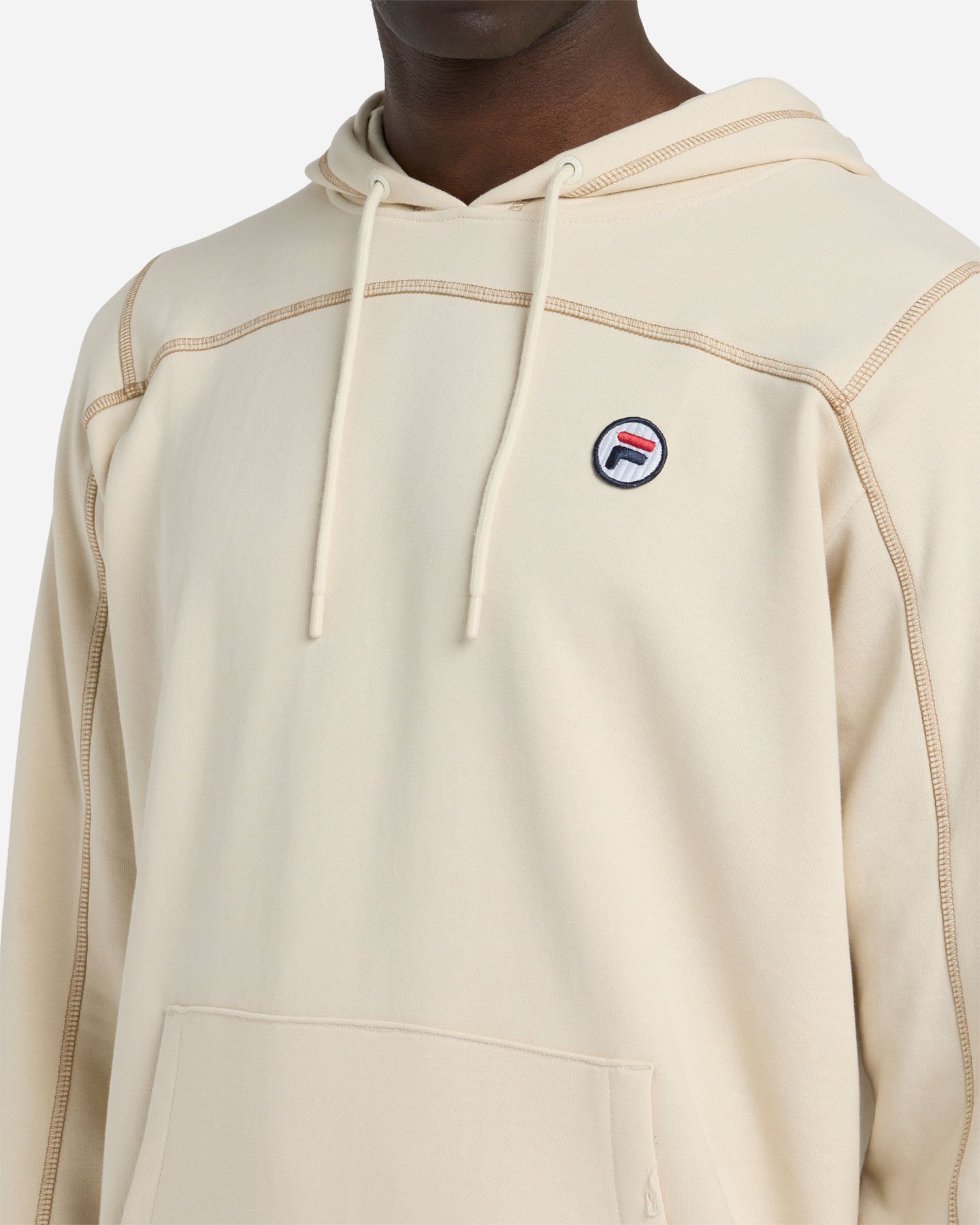 Felpa FILA SMALL PATCH M - Bianco - 4 | Cisalfa Sport