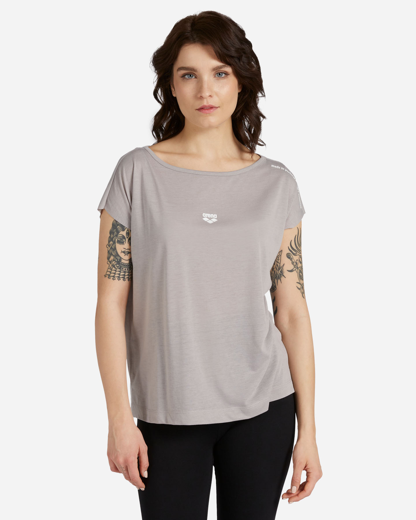 T-shirt ARENA ATHLETICS W - Grigio - 0 | Cisalfa Sport