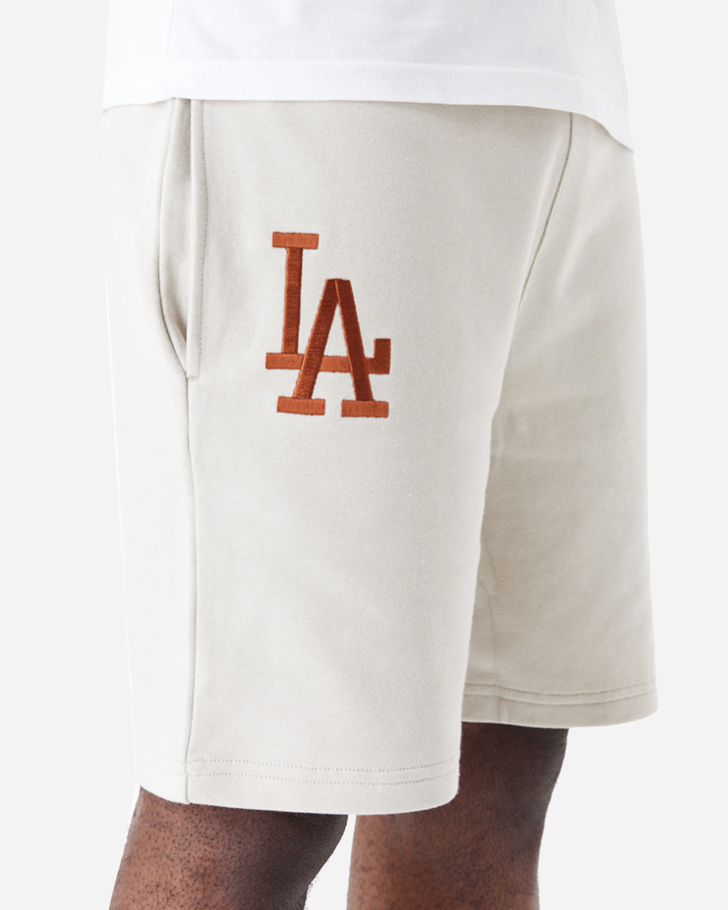 Pantaloncini NEW ERA MLB LEAGUE ESSENTIAL LOS ANGELES DODGERS M - Beige - 4 | Cisalfa Sport