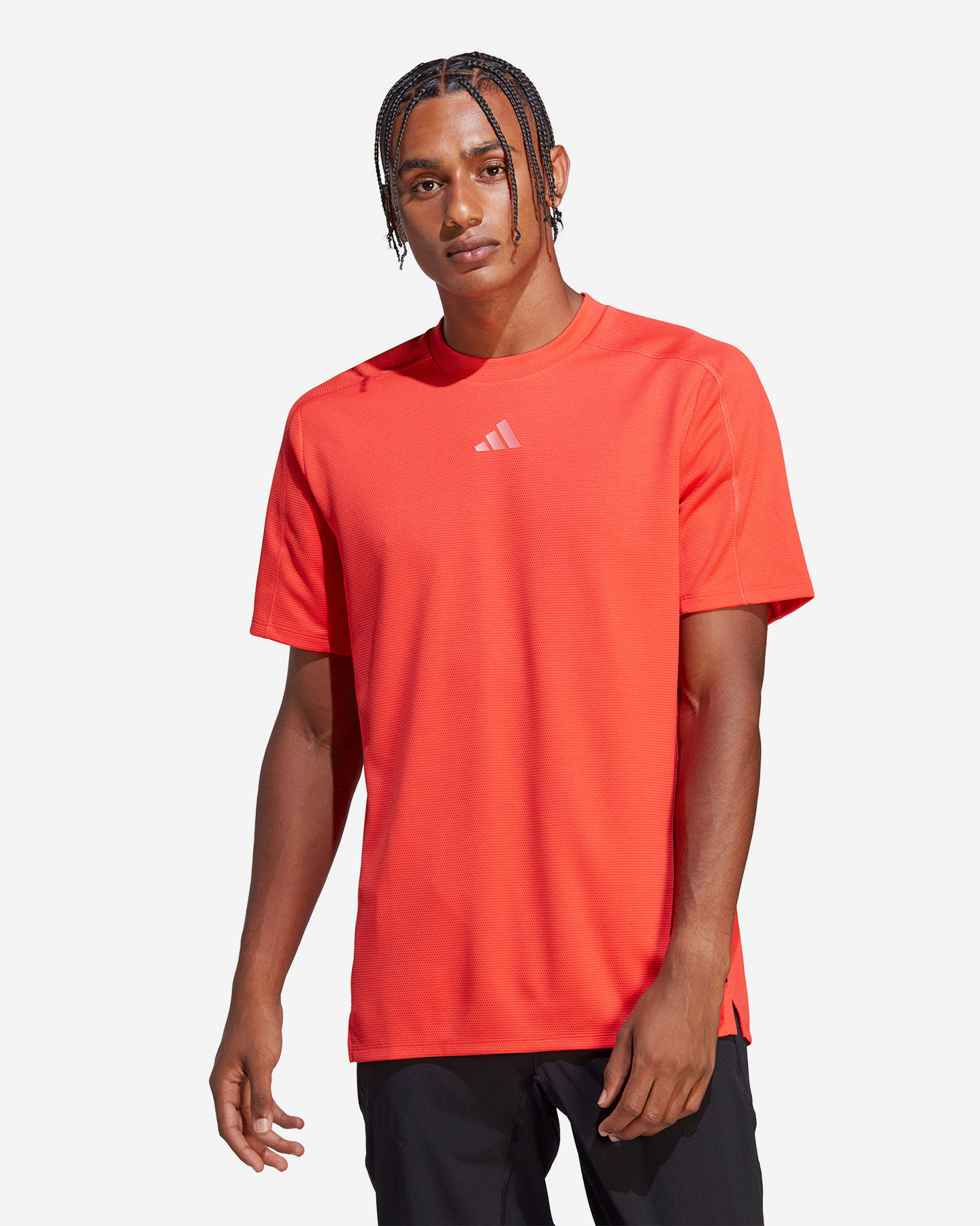 T-shirt training ADIDAS BASIC M - Rosso - 1 | Cisalfa Sport