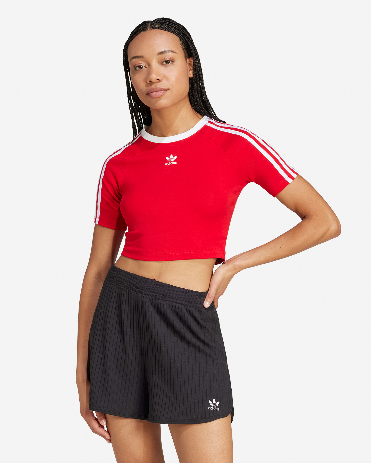T-shirt ADIDAS 3STRIPES W - Rosso - 1 | Cisalfa Sport