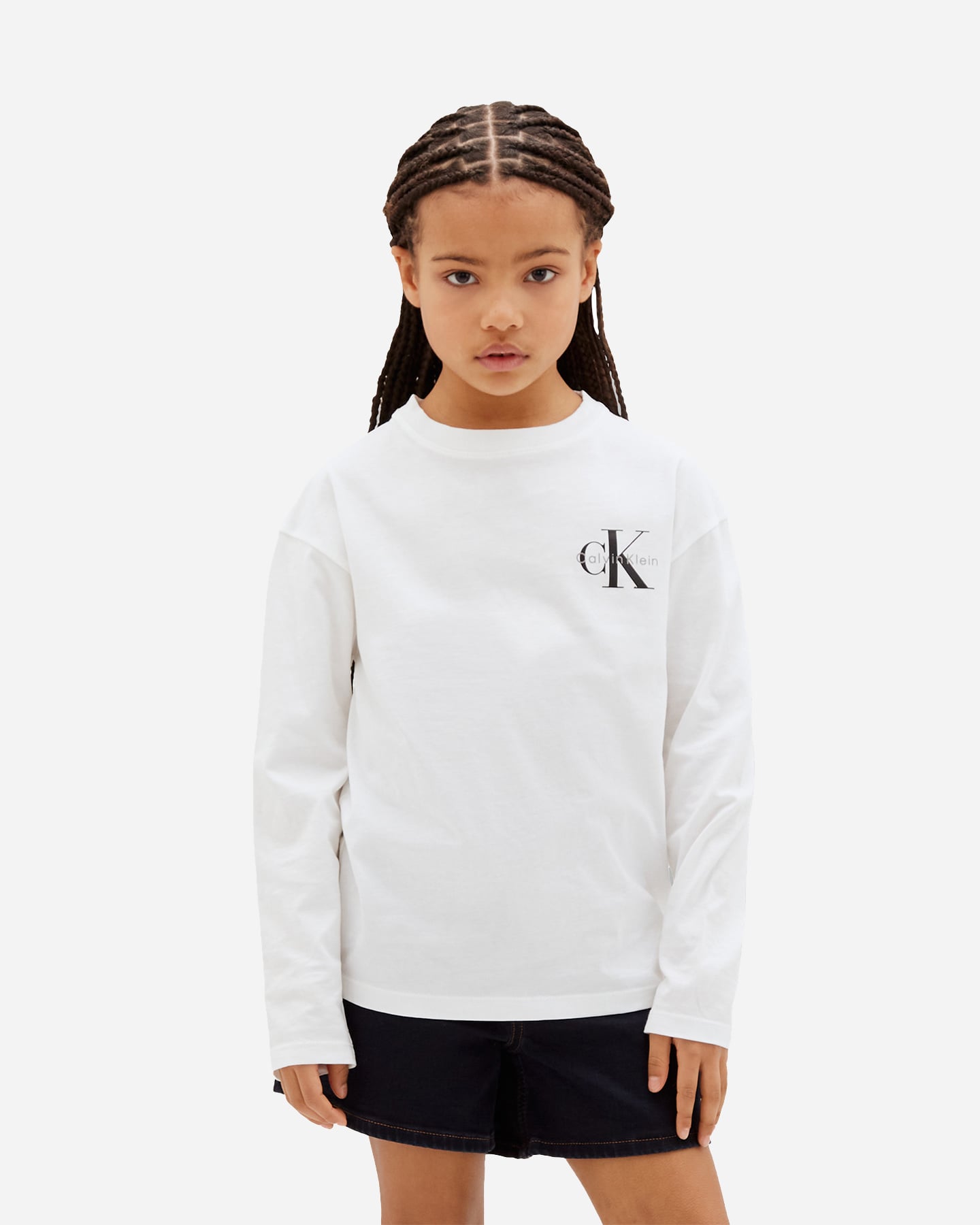 T-shirt CALVIN KLEIN JEANS LOGO JR - Bianco - 3 | Cisalfa Sport