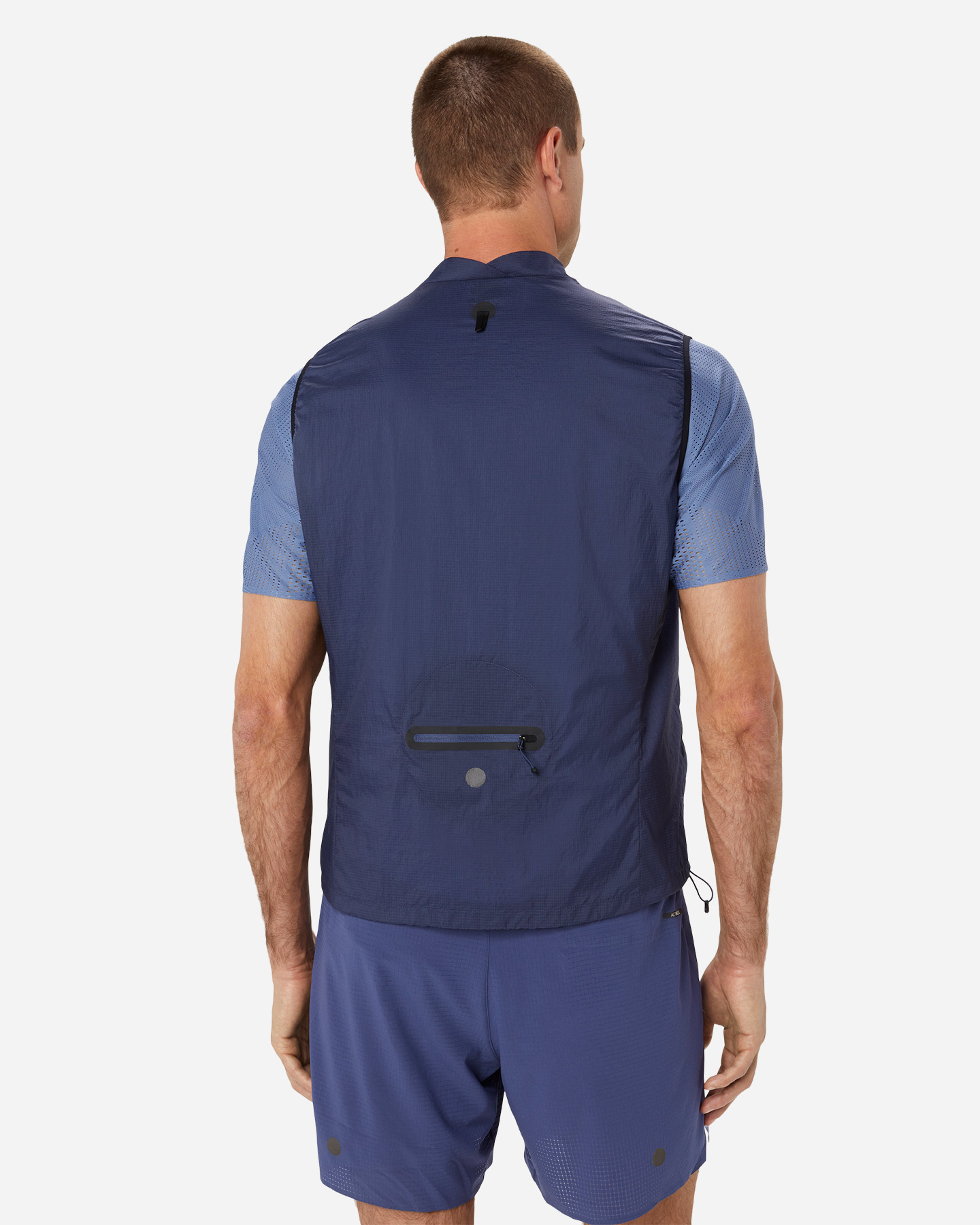 Giacca running ASICS METARUN PACKABLE M - Blu - 1 | Cisalfa Sport