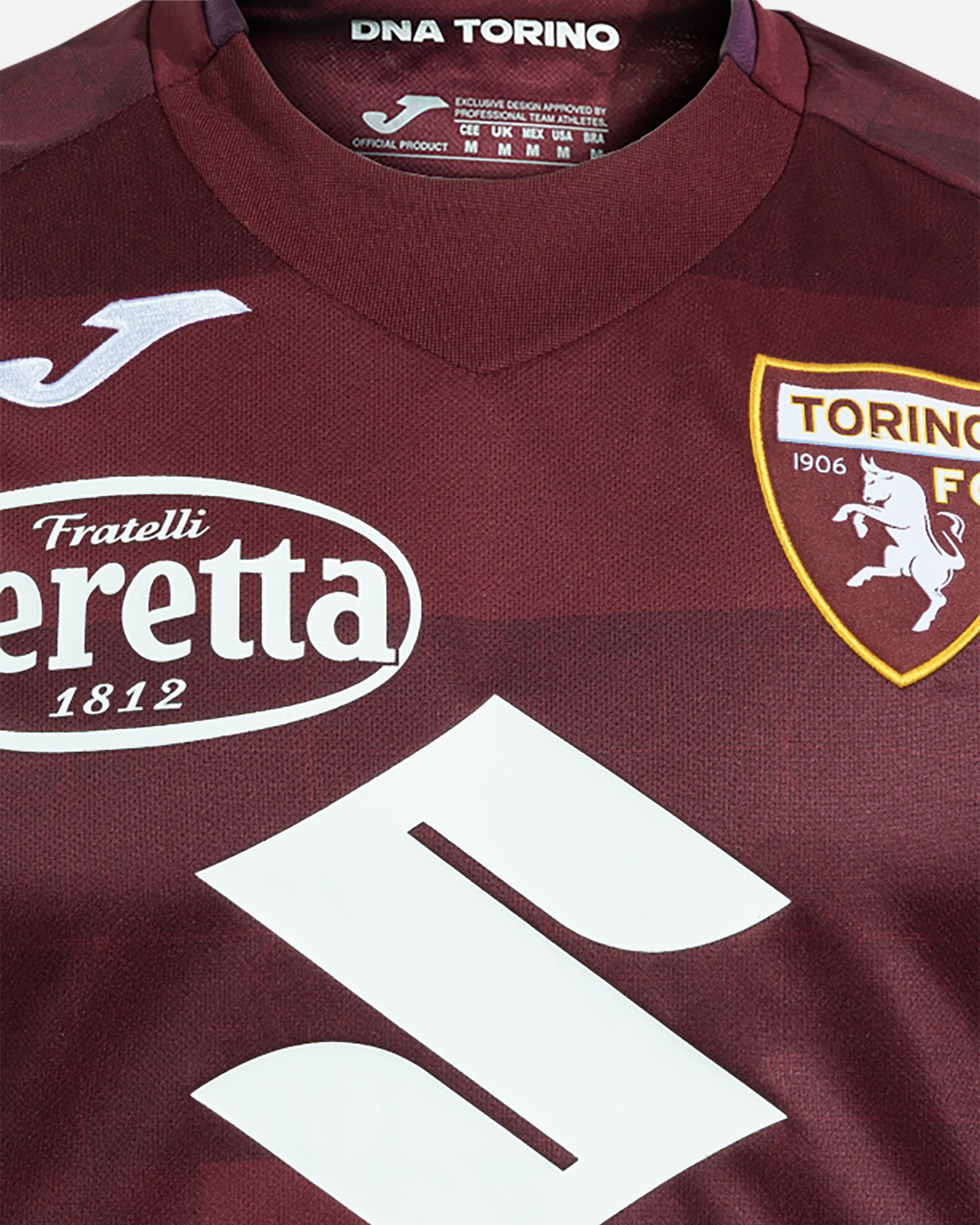 Maglia calcio ufficiale JOMA TORINO HOME 24-25 M - Color mix - 3 | Cisalfa Sport
