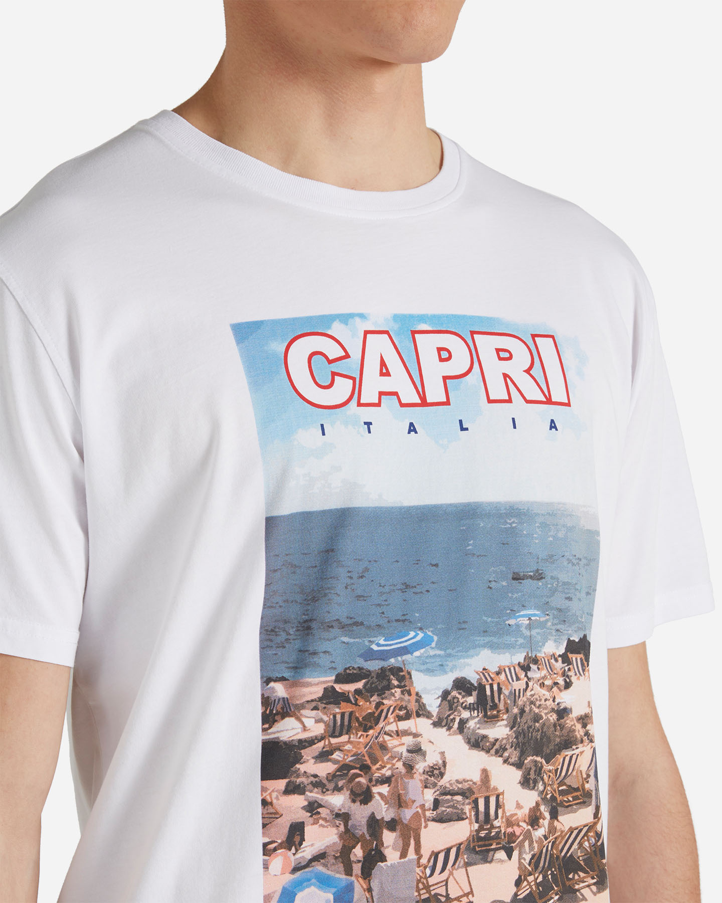 T-shirt BEST COMPANY ST CAPRI M - Bianco - 4 | Cisalfa Sport
