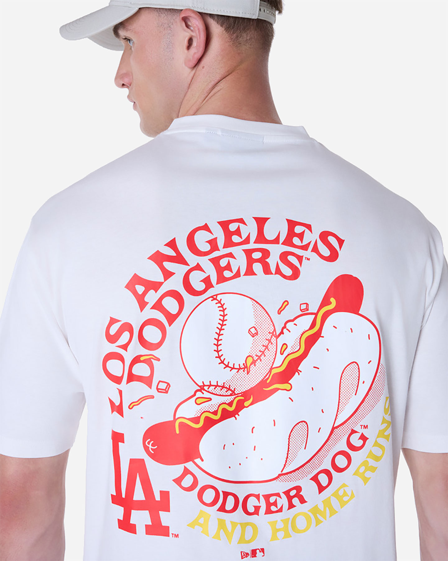 T-shirt NEW ERA MLB LEAGUE LOS ANGELES DODGERS M - Bianco - 3 | Cisalfa Sport