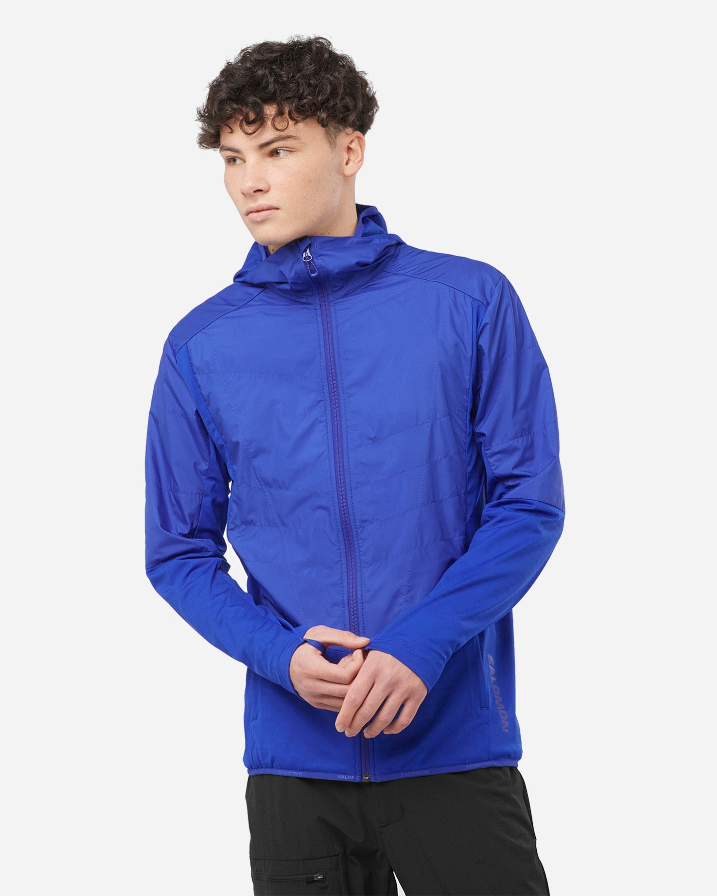 Pile SALOMON OUTLINE ALL SEASON HYBRID M - Blu - 1 | Cisalfa Sport