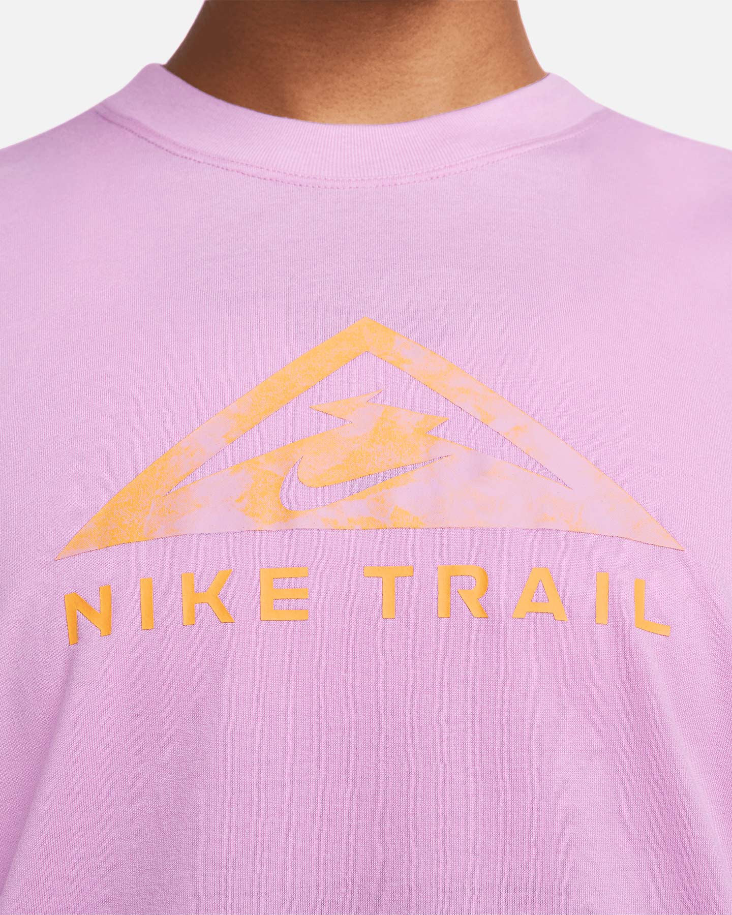 T-shirt running NIKE DRI FIT TRAIL W - Viola - 3 | Cisalfa Sport