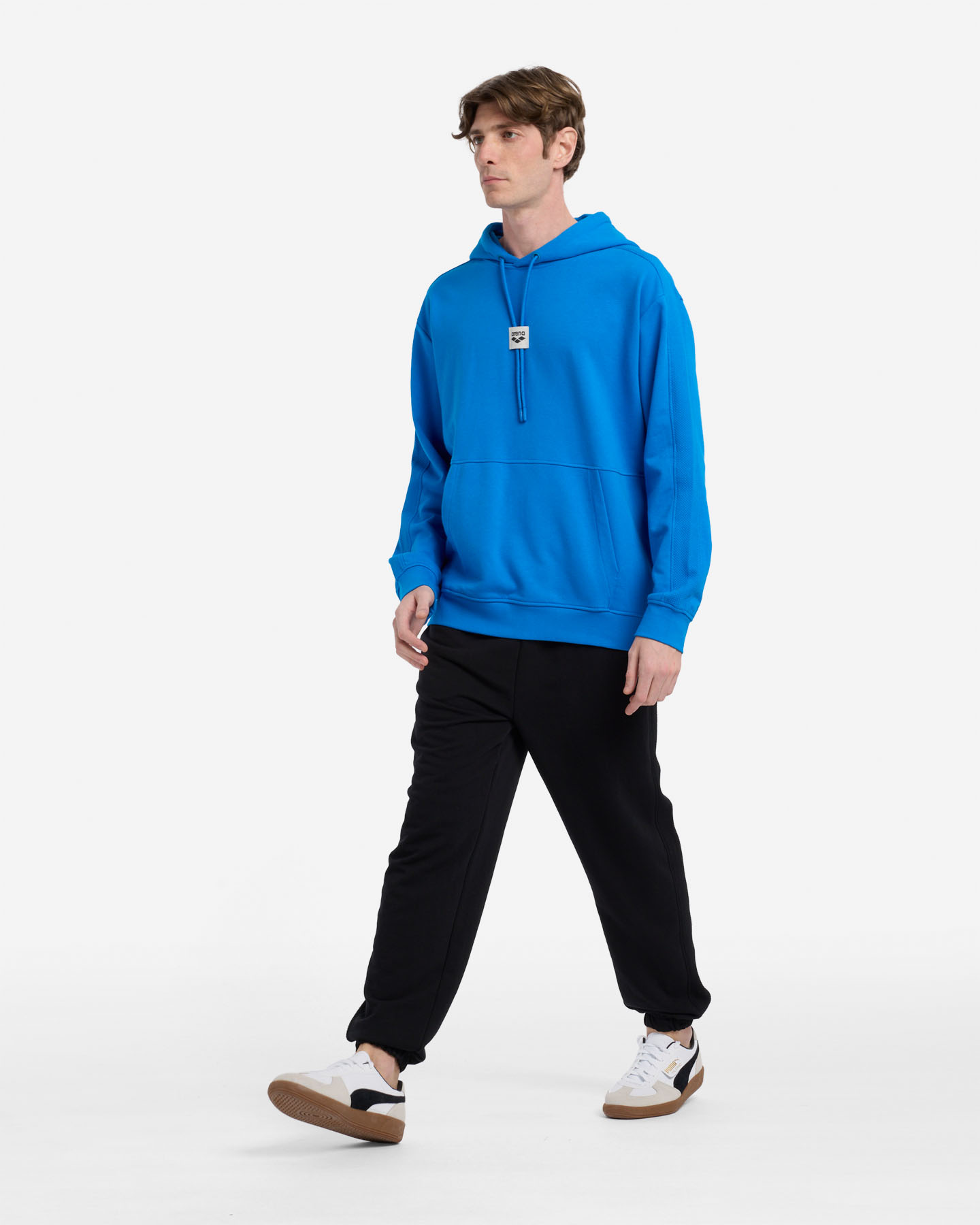 Felpa ARENA ATHLETIC ESSENTIAL M - Blu royal - 4 | Cisalfa Sport