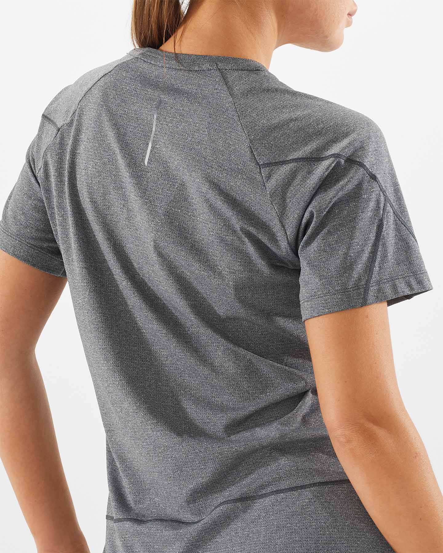 T-shirt SALOMON CROSS RUN W - Nero - 4 | Cisalfa Sport