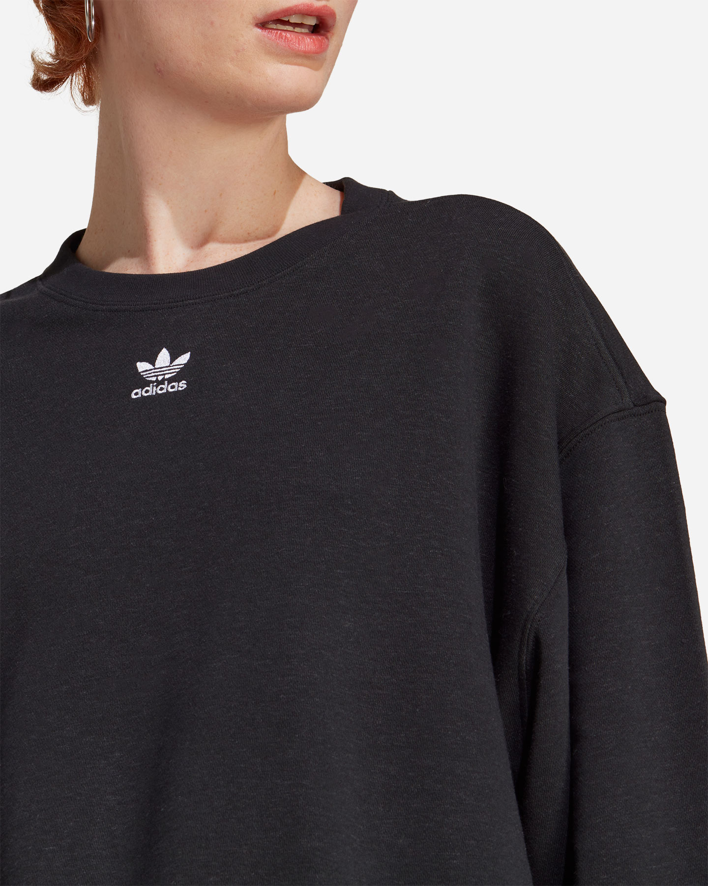 Felpa ADIDAS SMALL LOGO W - Nero - 5 | Cisalfa Sport