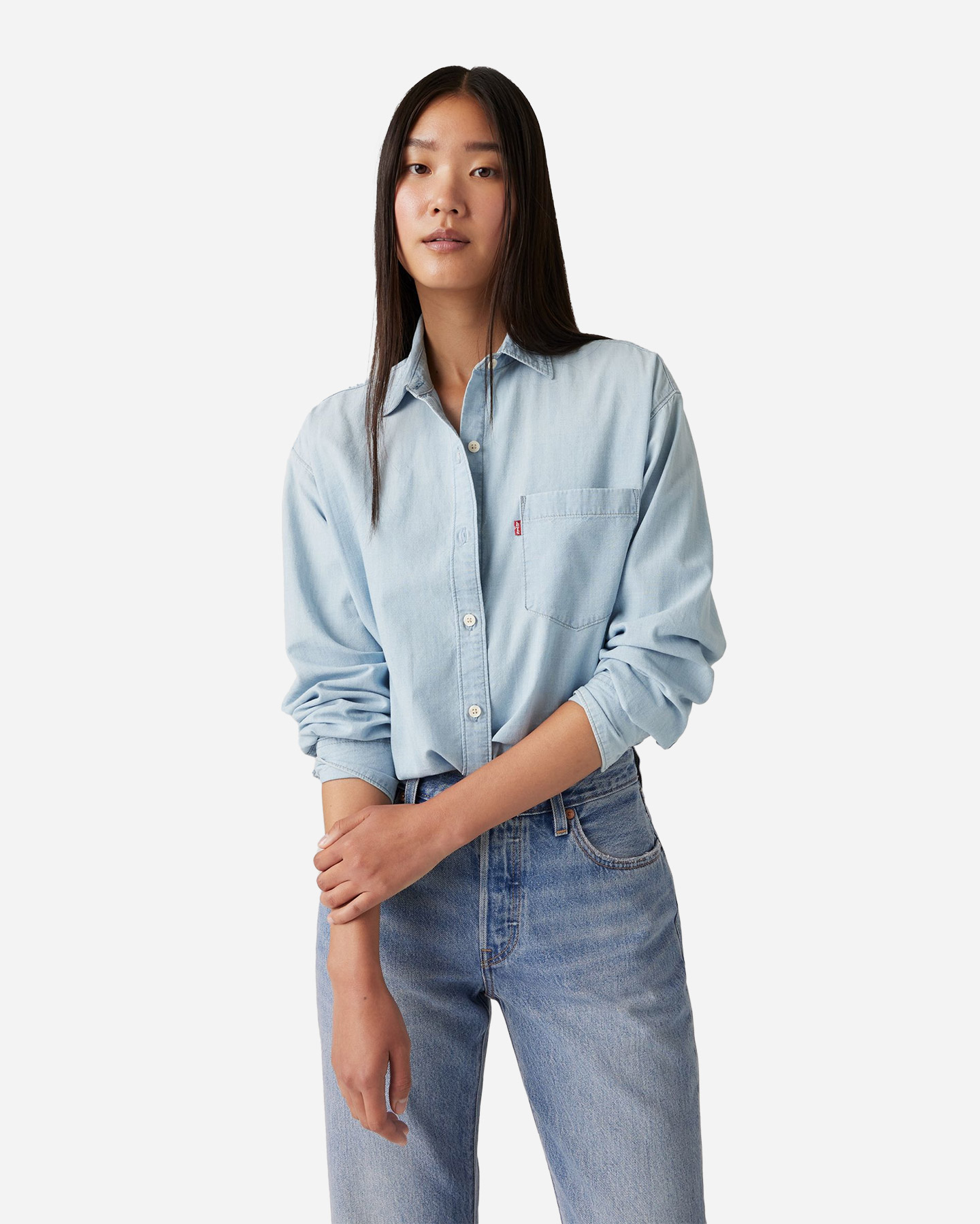 Camicia LEVI'S CLASSIC W - Blu - 3 | Cisalfa Sport