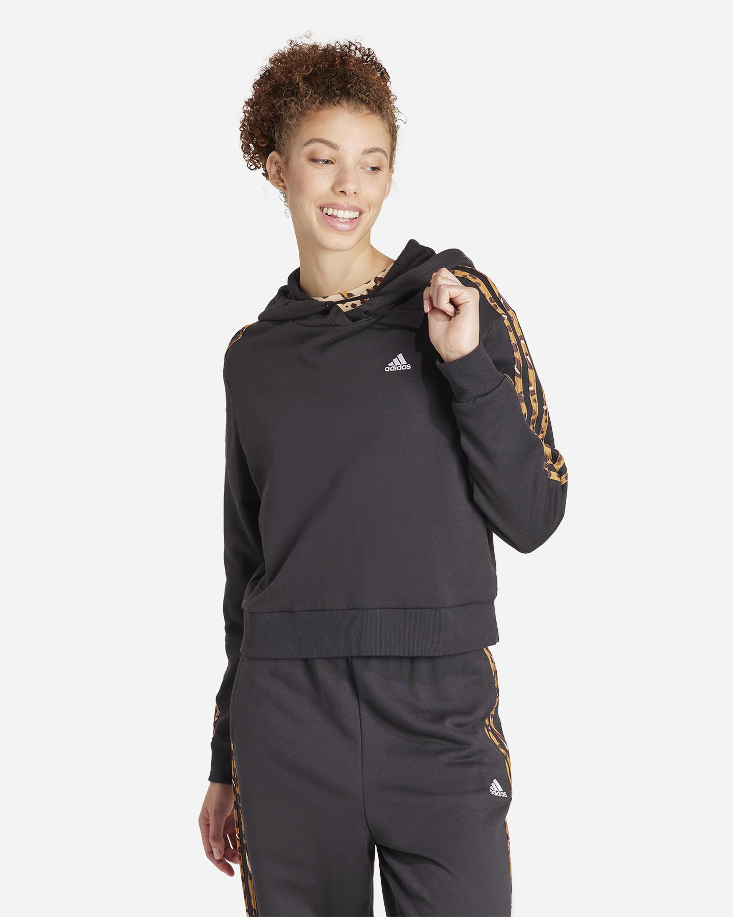 Felpa ADIDAS 3STRIPES W - Nero - 1 | Cisalfa Sport