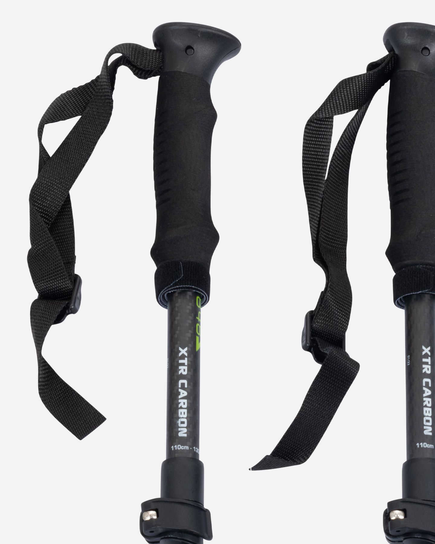 Bastoncini trekking 8848 XTR CARBON TOUR FOLBDABLE - Nero - 3 | Cisalfa Sport