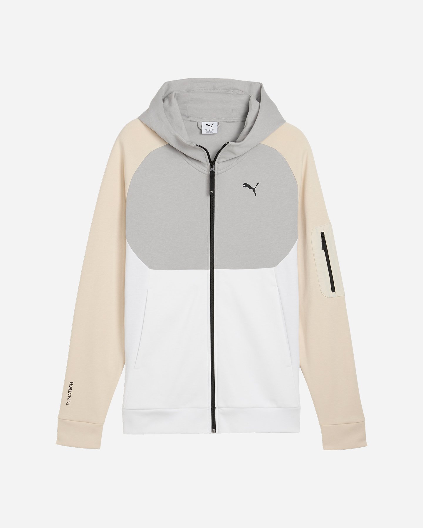 Felpa PUMA TECH CORE M - Beige - 0 | Cisalfa Sport