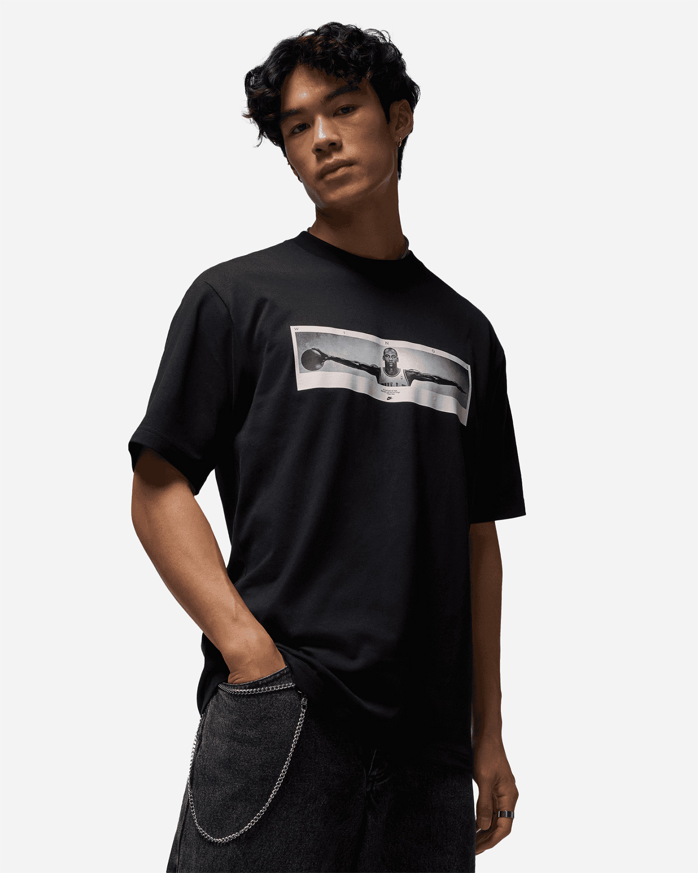T-shirt NIKE JORDAN WINGS M - Nero - 0 | Cisalfa Sport