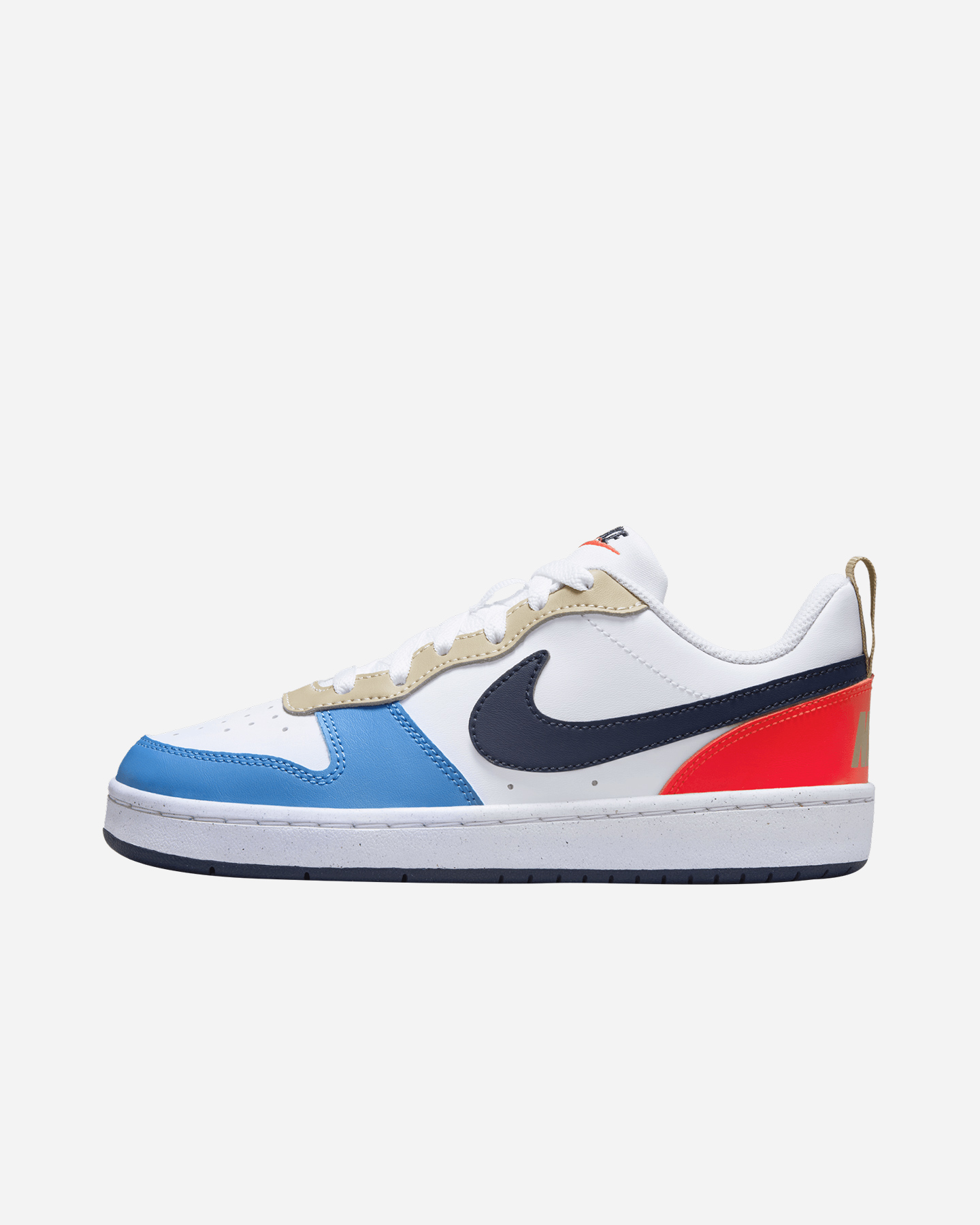 Scarpe sneakers NIKE COURT BOROUGH LOW RECRAFT GS JR - Bianco - 4 | Cisalfa Sport