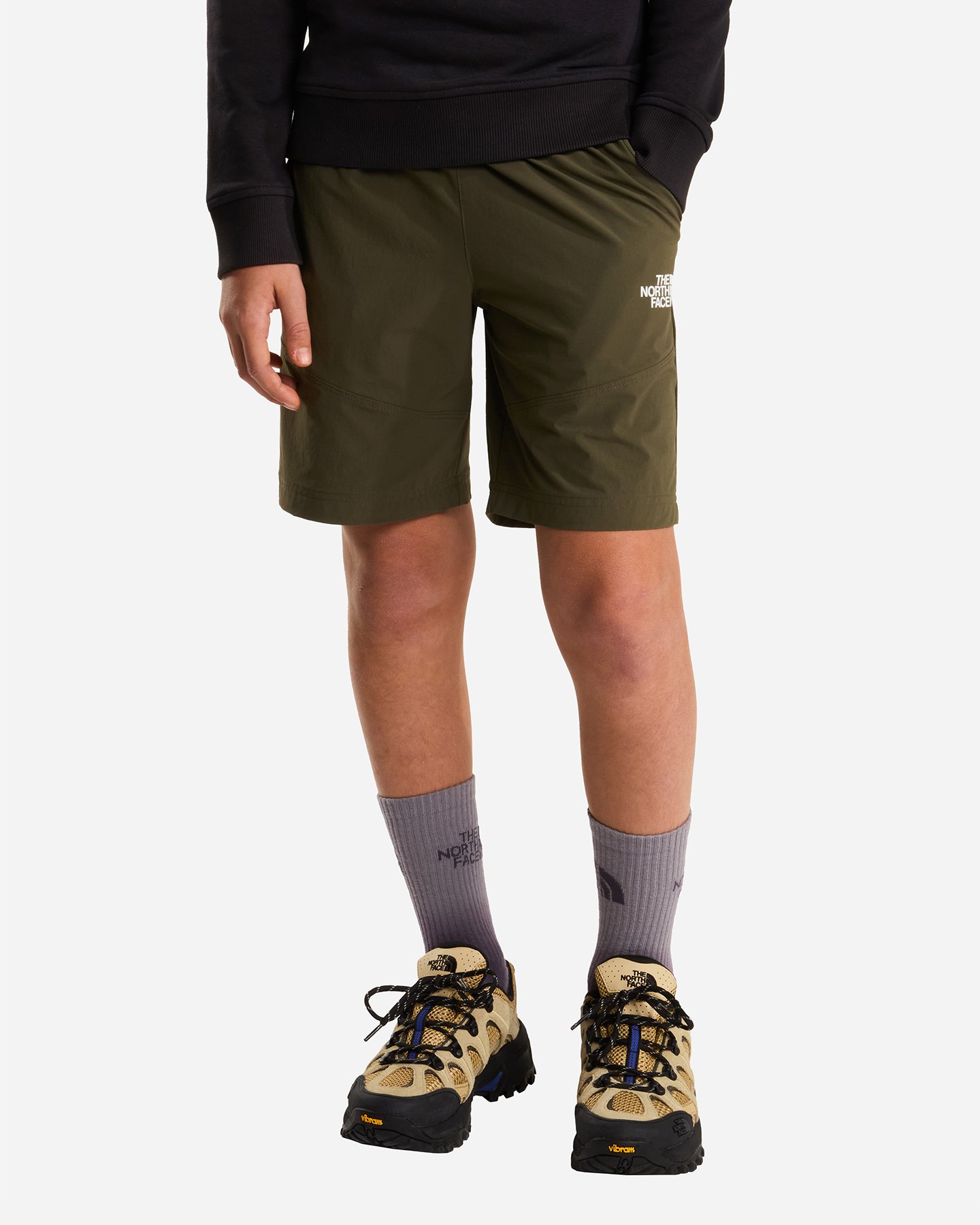 Bermuda THE NORTH FACE BASIC JR - Verde - 2 | Cisalfa Sport