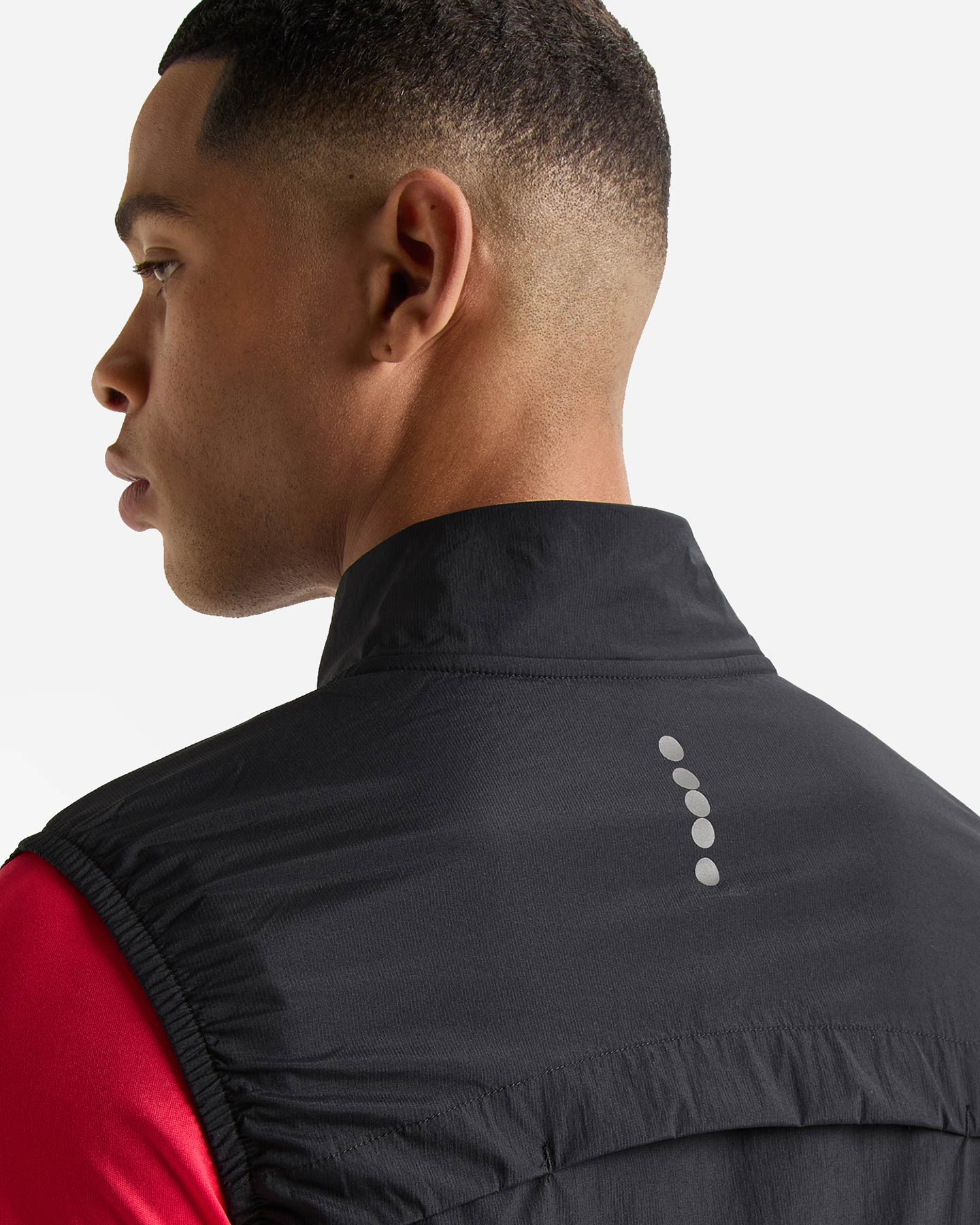 Giacca running DIADORA PACKABLE VEST M - Nero - 4 | Cisalfa Sport