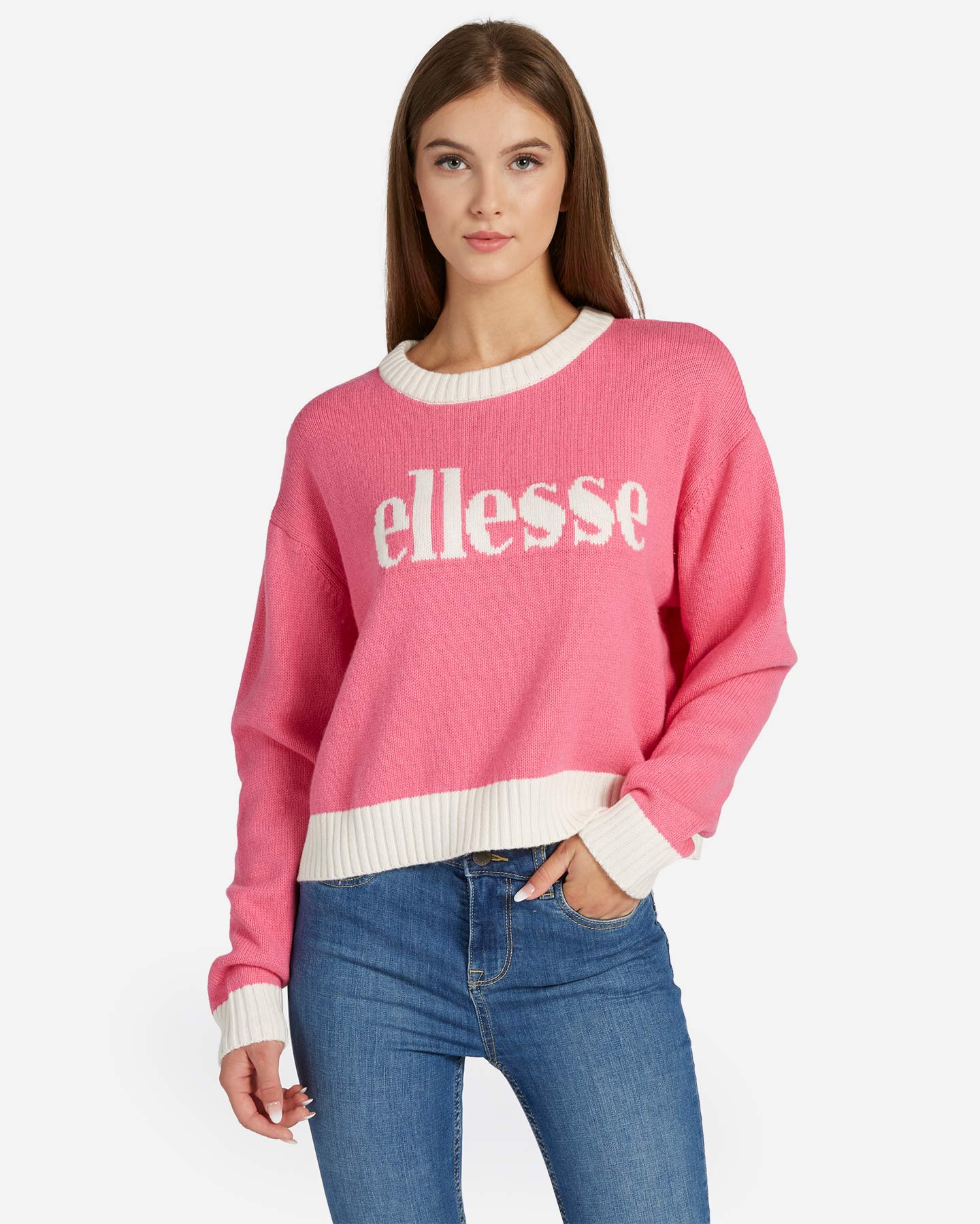 Maglione ELLESSE LOGO W - Fucsia - 0 | Cisalfa Sport