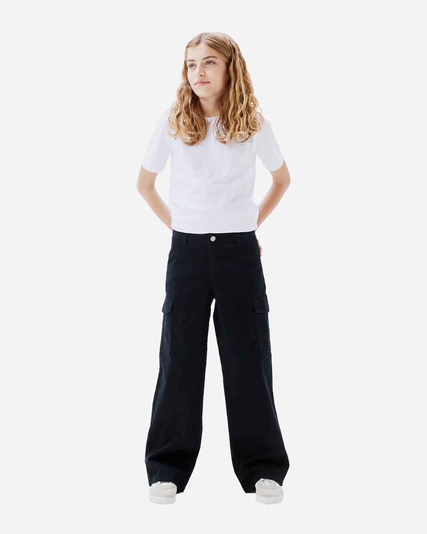 Pantalone NAME IT WIDE LEG JR - Nero - 3 | Cisalfa Sport