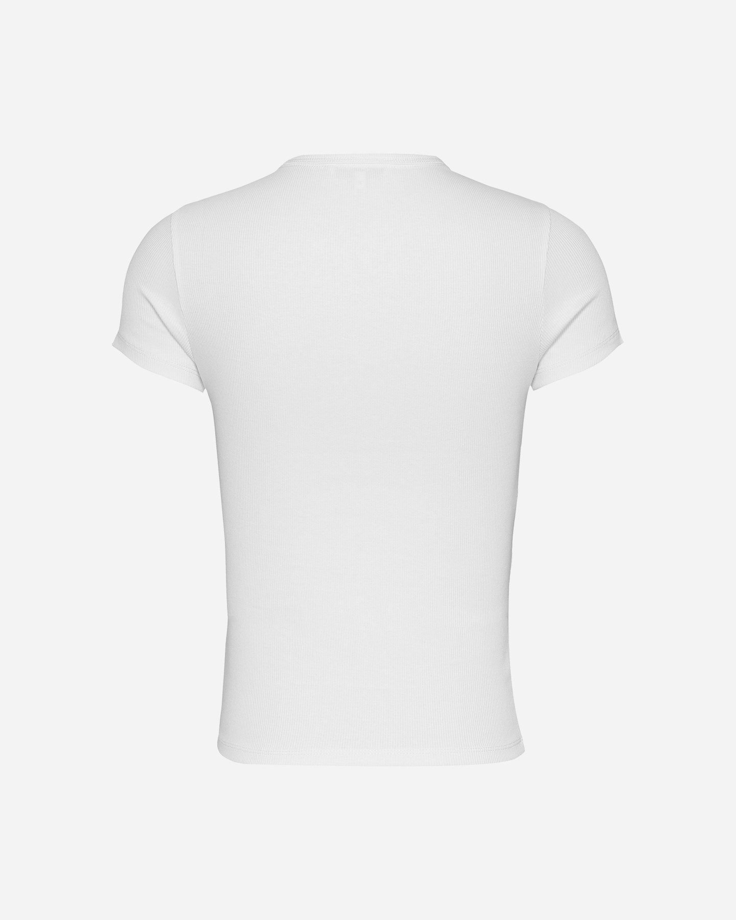 T-shirt TOMMY HILFIGER RIB BADGE W - Bianco - 1 | Cisalfa Sport