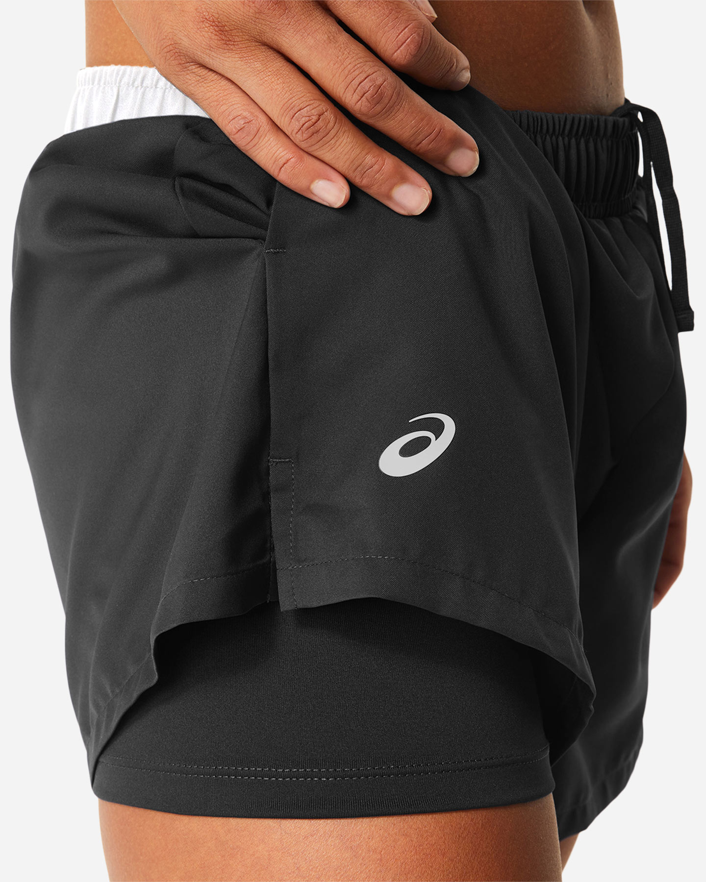 Pantaloncini tennis ASICS COURT W - Nero - 5 | Cisalfa Sport