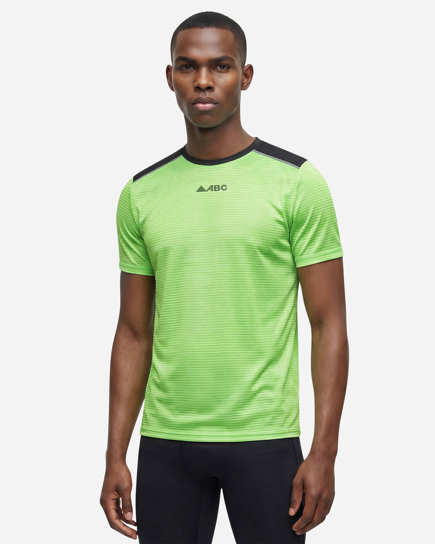 T-shirt running ABC TECH M - Verde - 2 | Cisalfa Sport