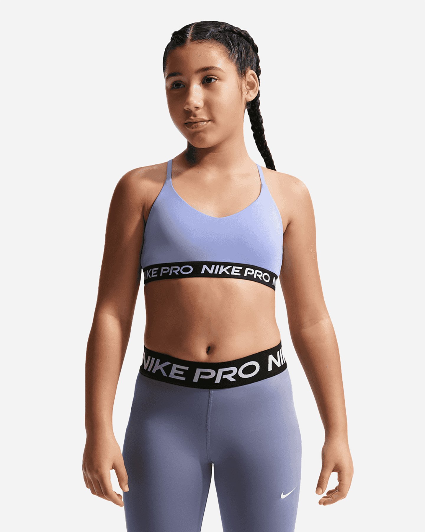 Canotta NIKE INDY PRO JR - Lilla - 0 | Cisalfa Sport