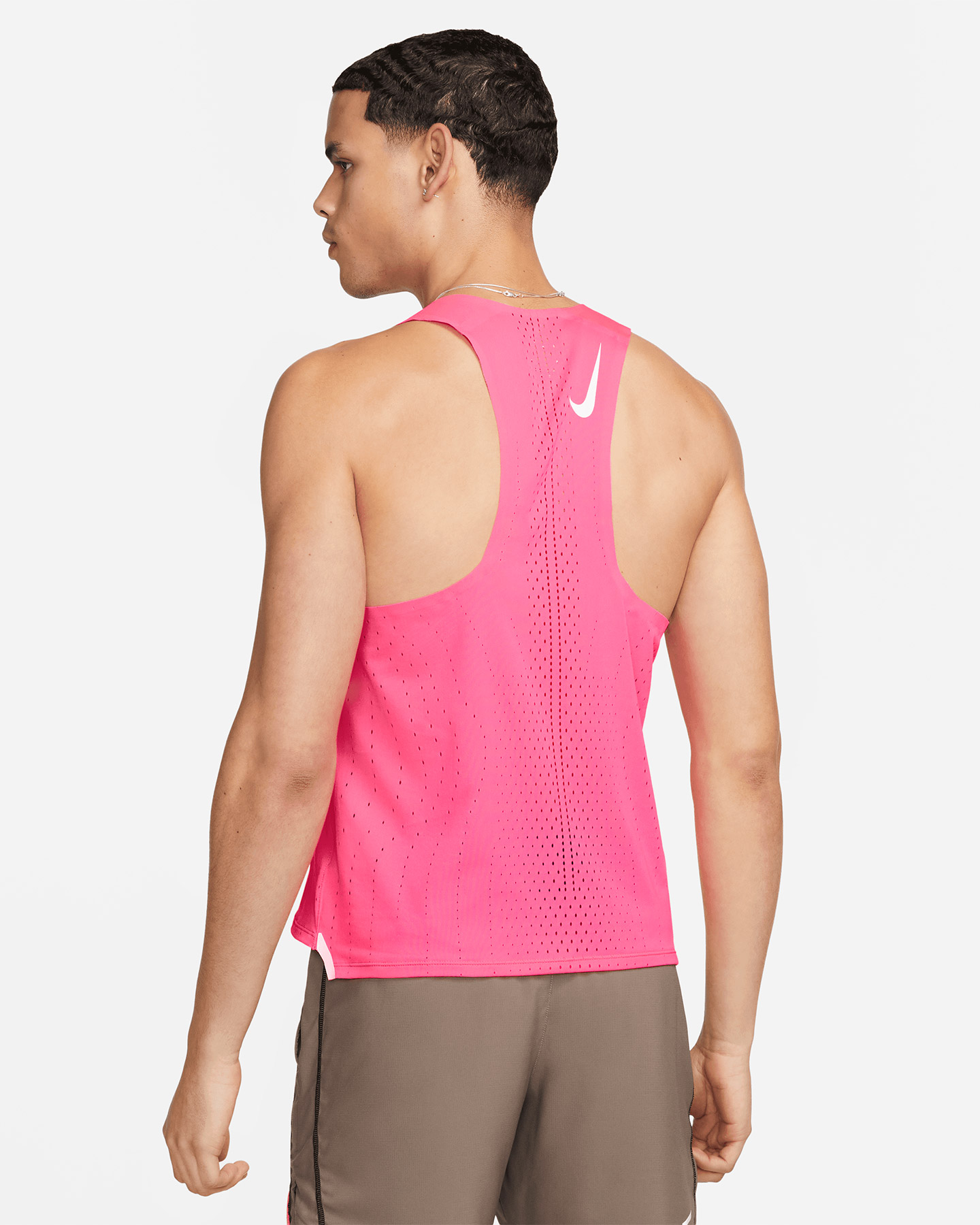 Canotta running NIKE DRI FIT ADV AEROSWIFT M - Rosa - 1 | Cisalfa Sport