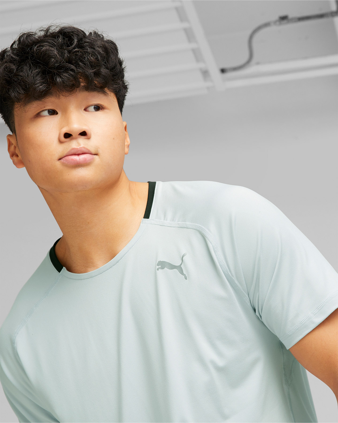 T-shirt running PUMA CLOUDSPUN M - Grigio - 5 | Cisalfa Sport