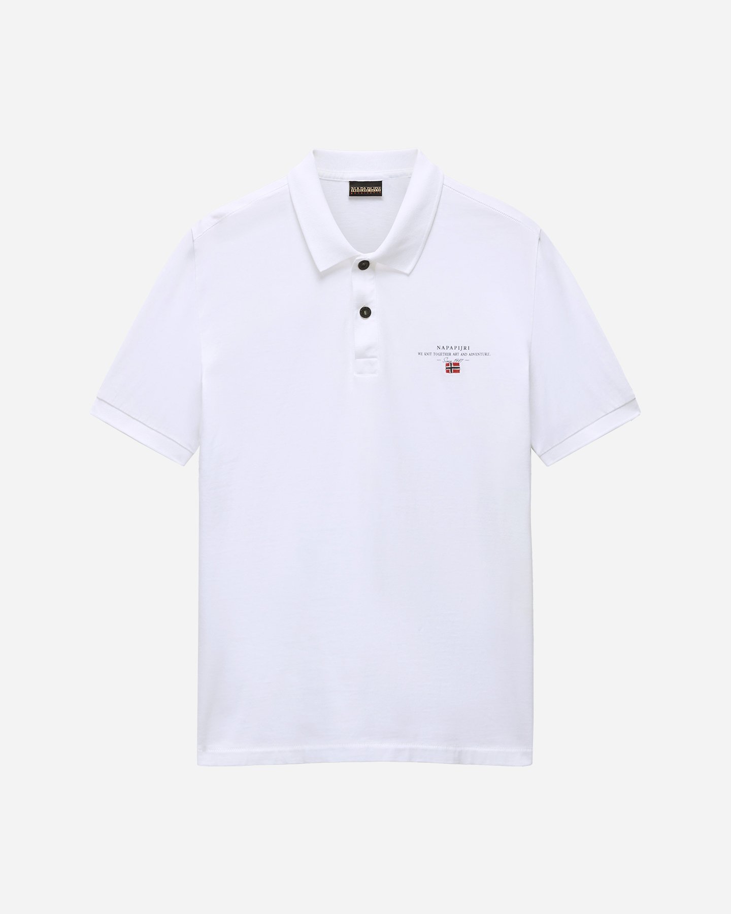 Polo NAPAPIJRI ELBAS M - Bianco - 0 | Cisalfa Sport