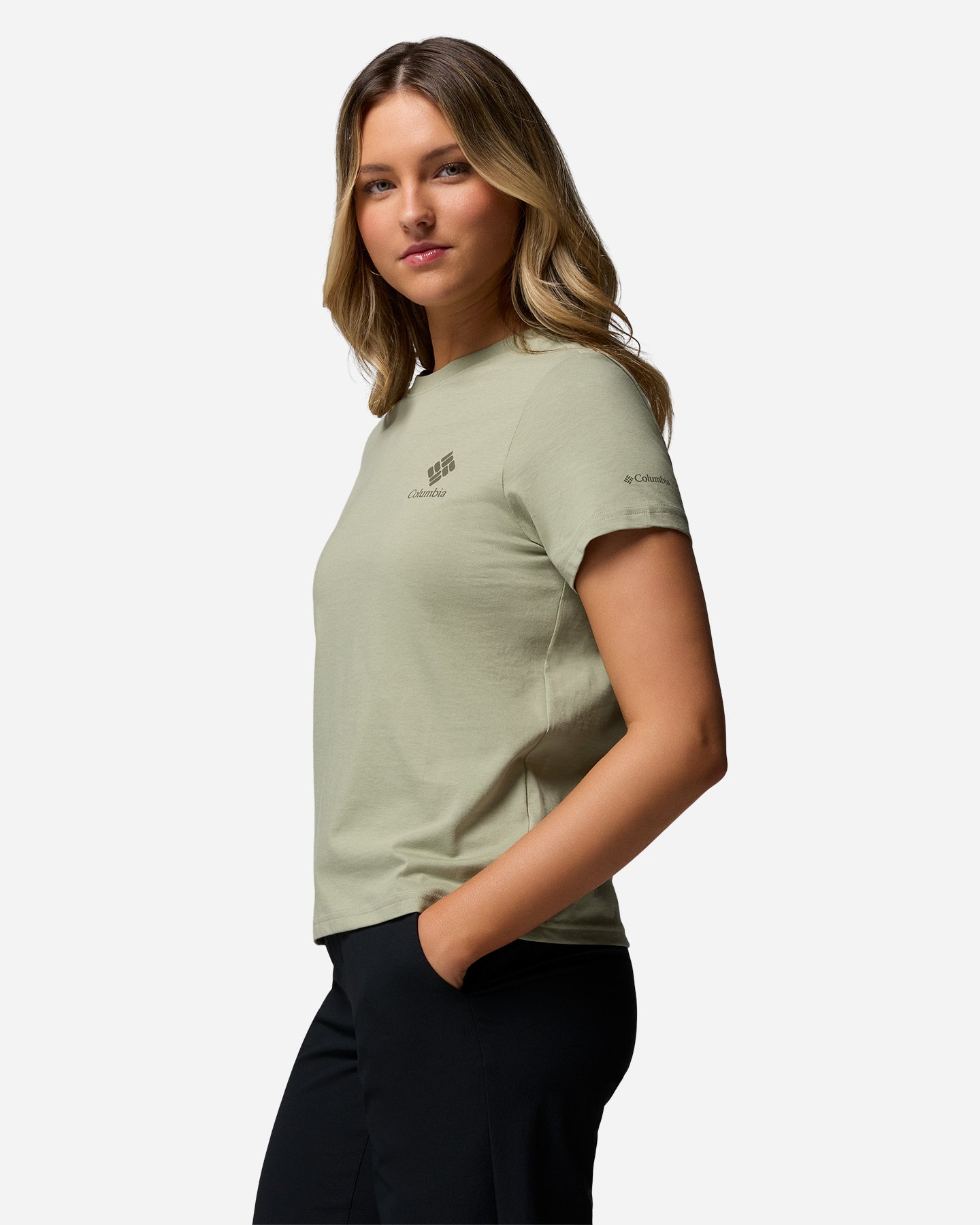 T-shirt COLUMBIA ROLLING BEND GRAPHIC W - Verde - 4 | Cisalfa Sport