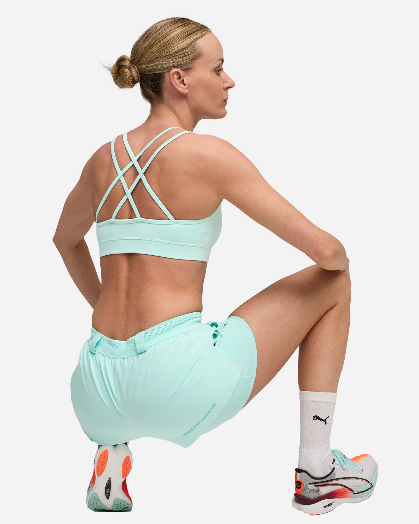 Bra training PUMA HYROX W - Azzurro - 3 | Cisalfa Sport