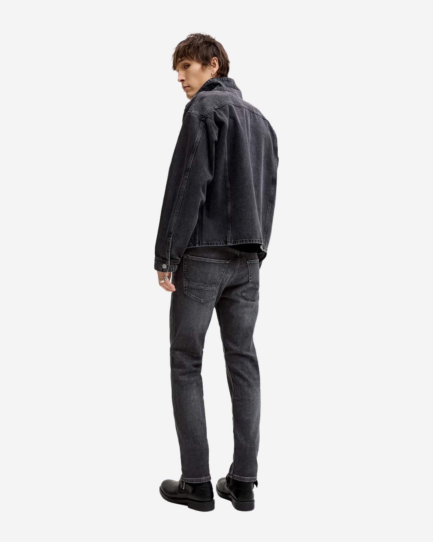 Jeans JACK & JONES CLARK VINTAGE M - Nero - 5 | Cisalfa Sport