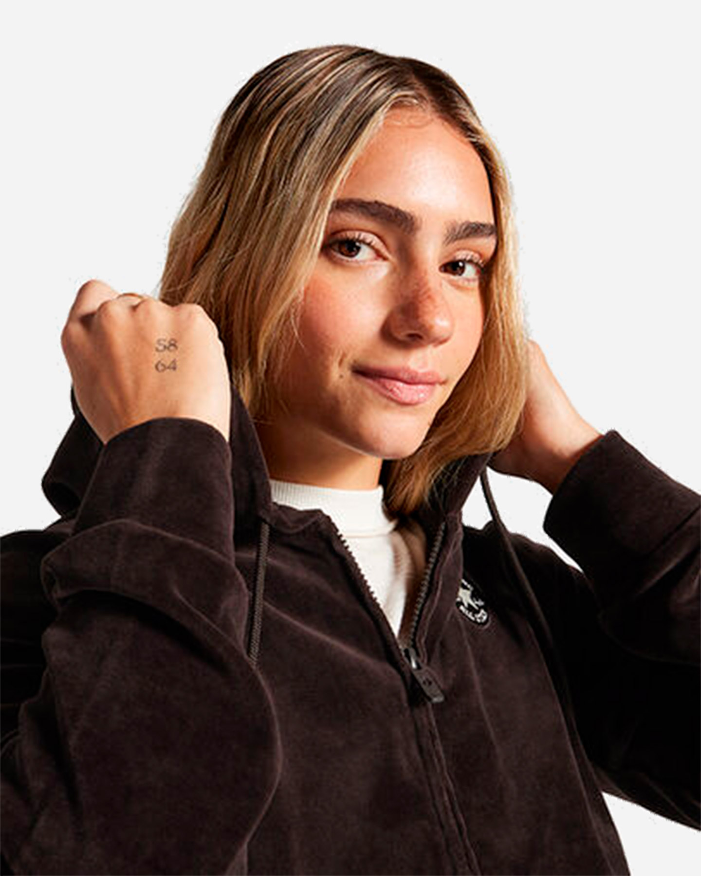 Felpa CONVERSE CHUCK TAYLOR W - Marrone - 2 | Cisalfa Sport