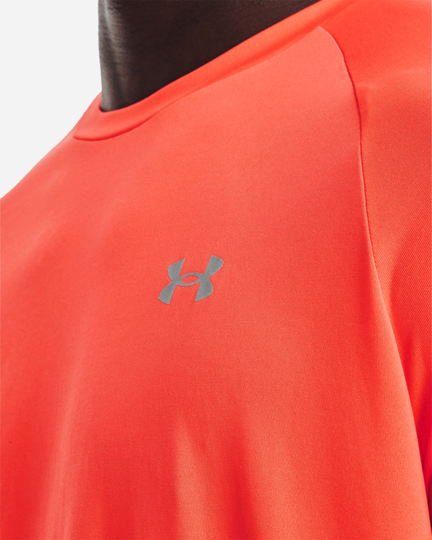T-shirt training UNDER ARMOUR TECH REFLECTIVE M - Arancione - 5 | Cisalfa Sport
