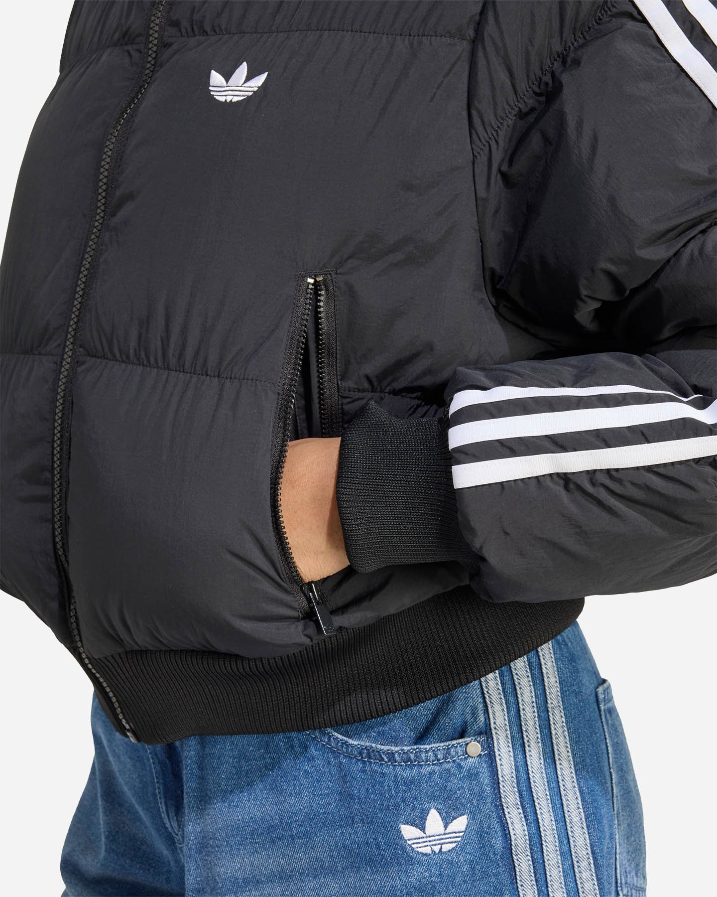 Giubbotto ADIDAS ORIGINALS 3STRIPES W - Nero - 5 | Cisalfa Sport