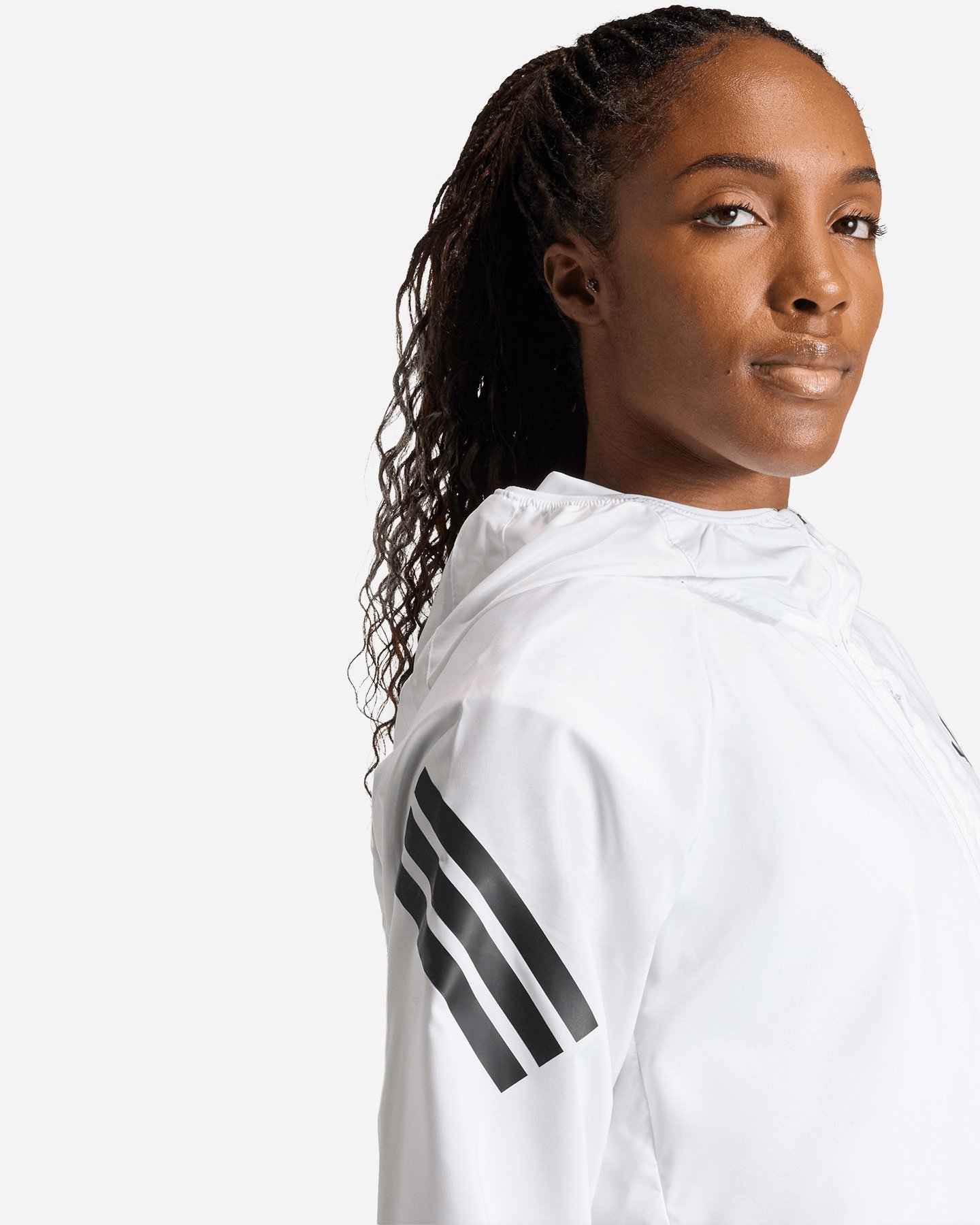 Giacca running ADIDAS ADI365 ICONIC W - Bianco - 4 | Cisalfa Sport